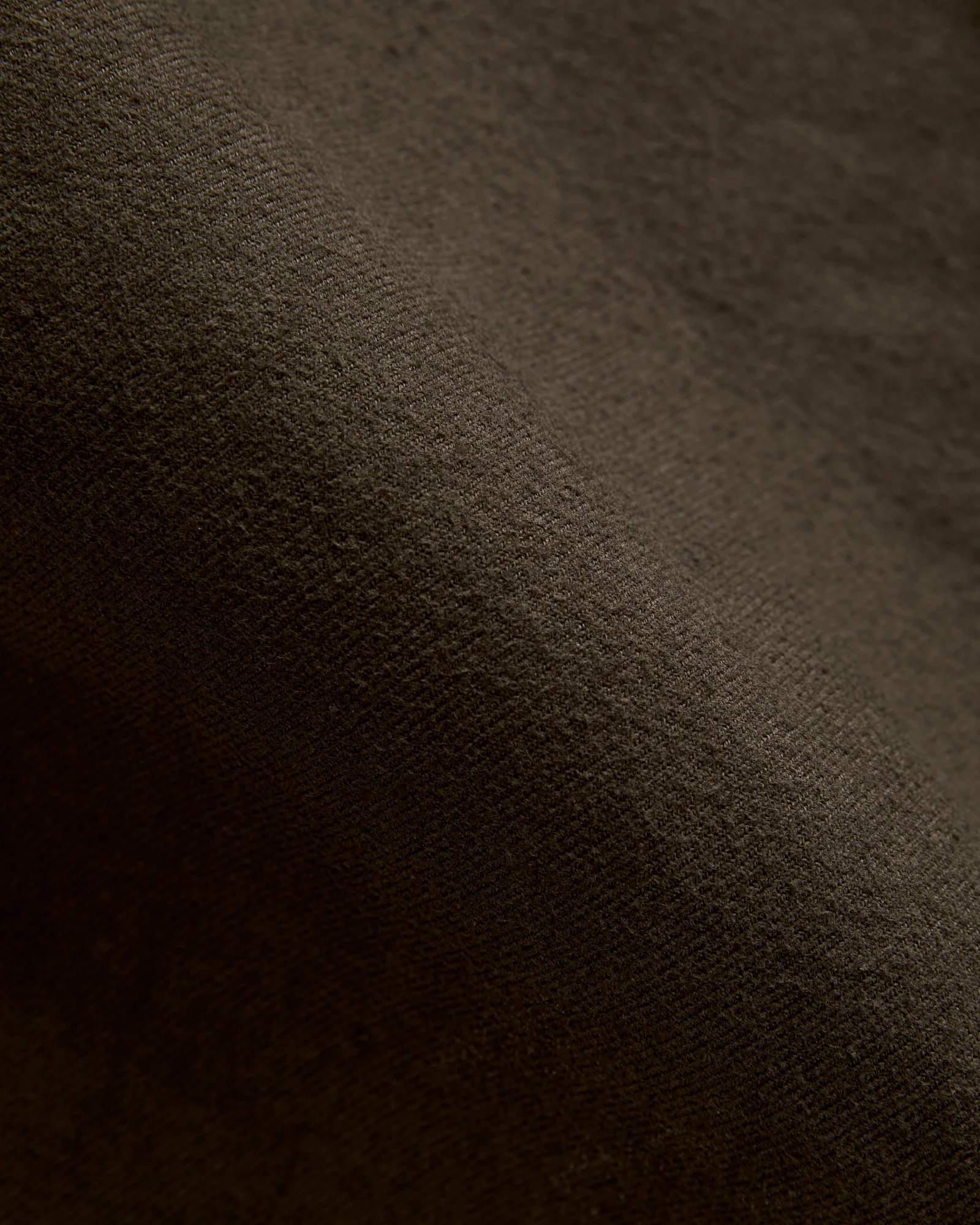 Brushed Flannel Straight Fatigue Pants in Coffee Brown - Image 9