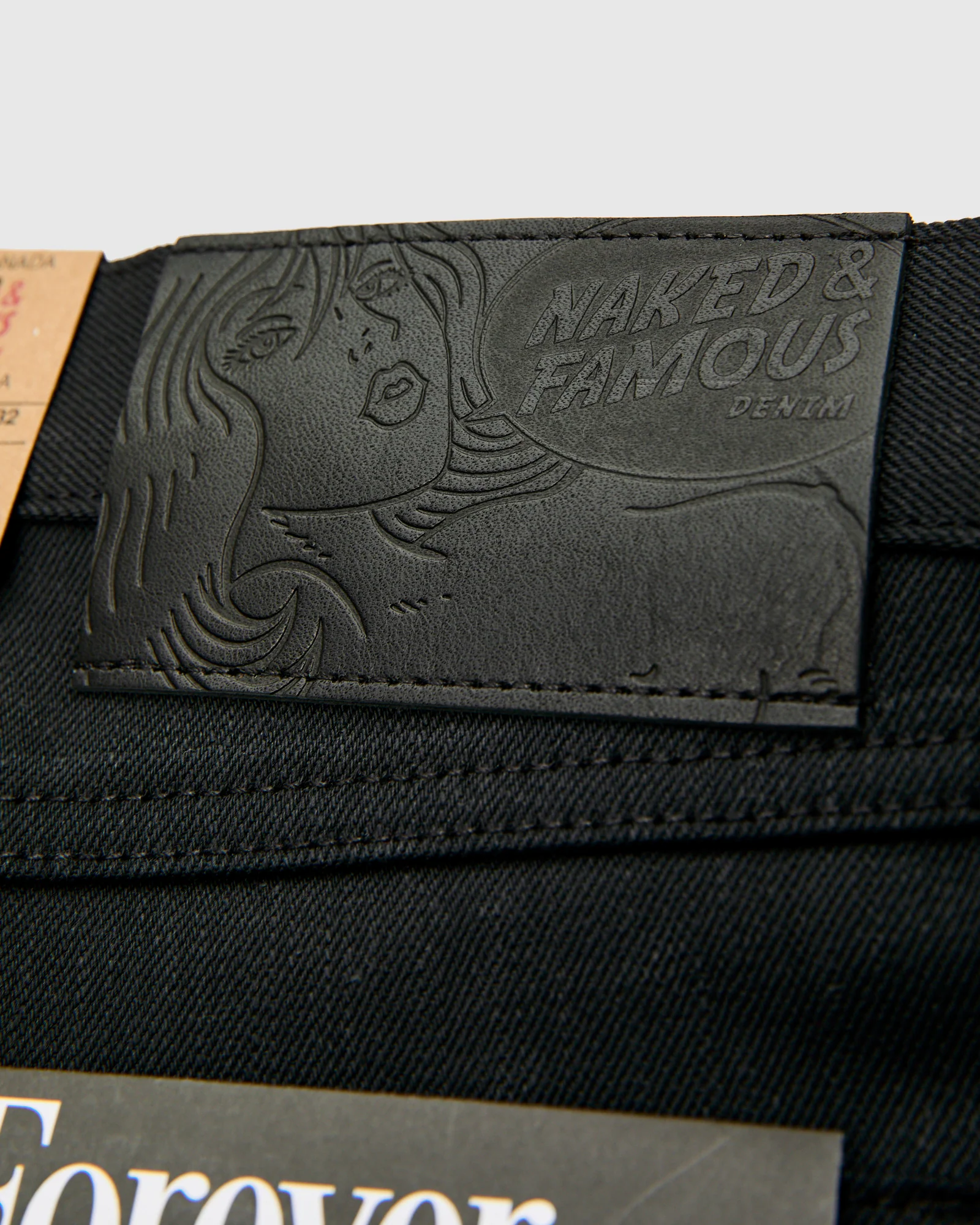 "Forever Black" 12.5oz No-Fade Selvedge Denim - True Guy Fit - Image 6