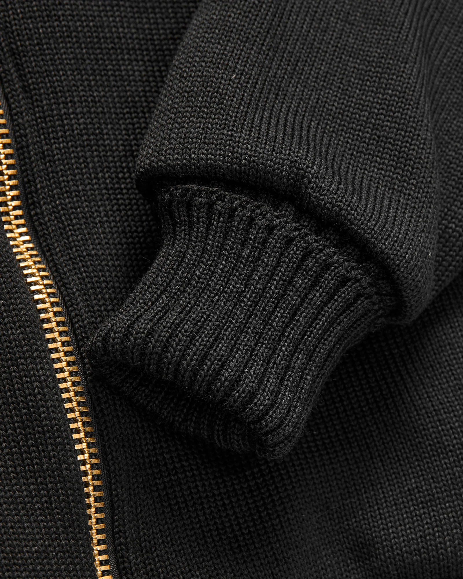 "Full Throttle" Moto Sweater in Black - Image 6