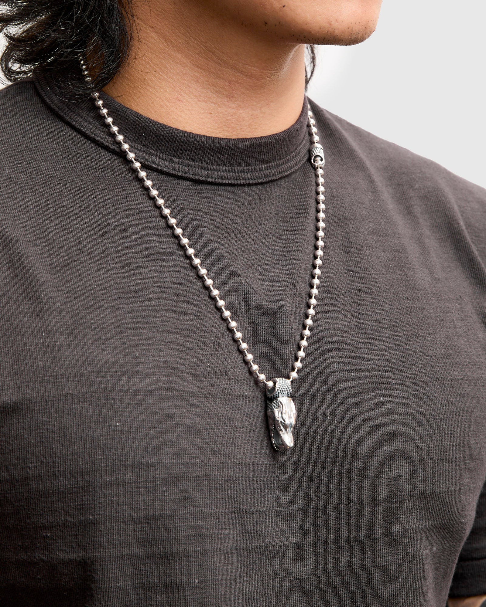Gator Head Pendant in Sterling Silver - Image 2