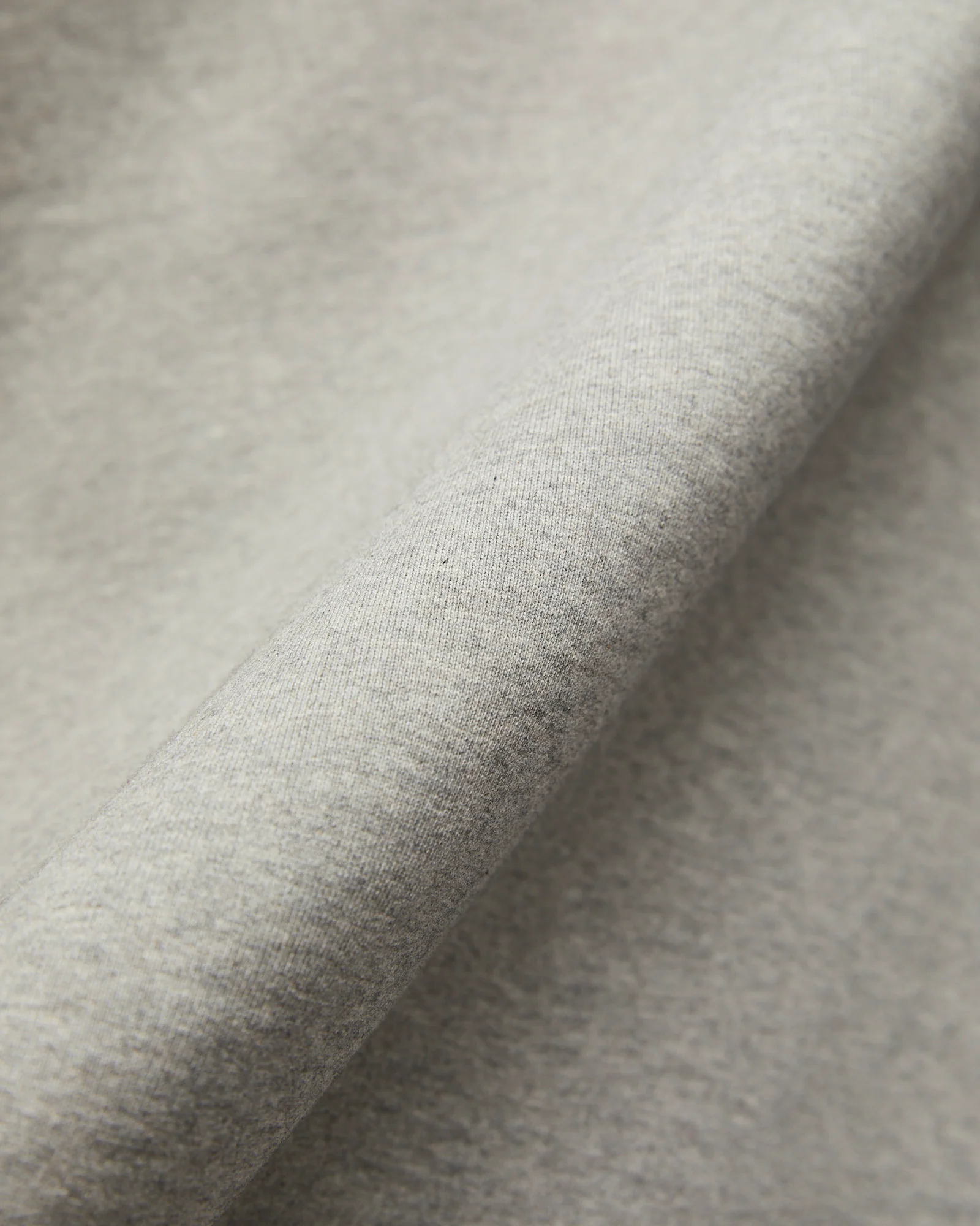 3S48 "Good Originals" Heavyweight Loopwheel Sweatshirt in Melange Grey - Image 7