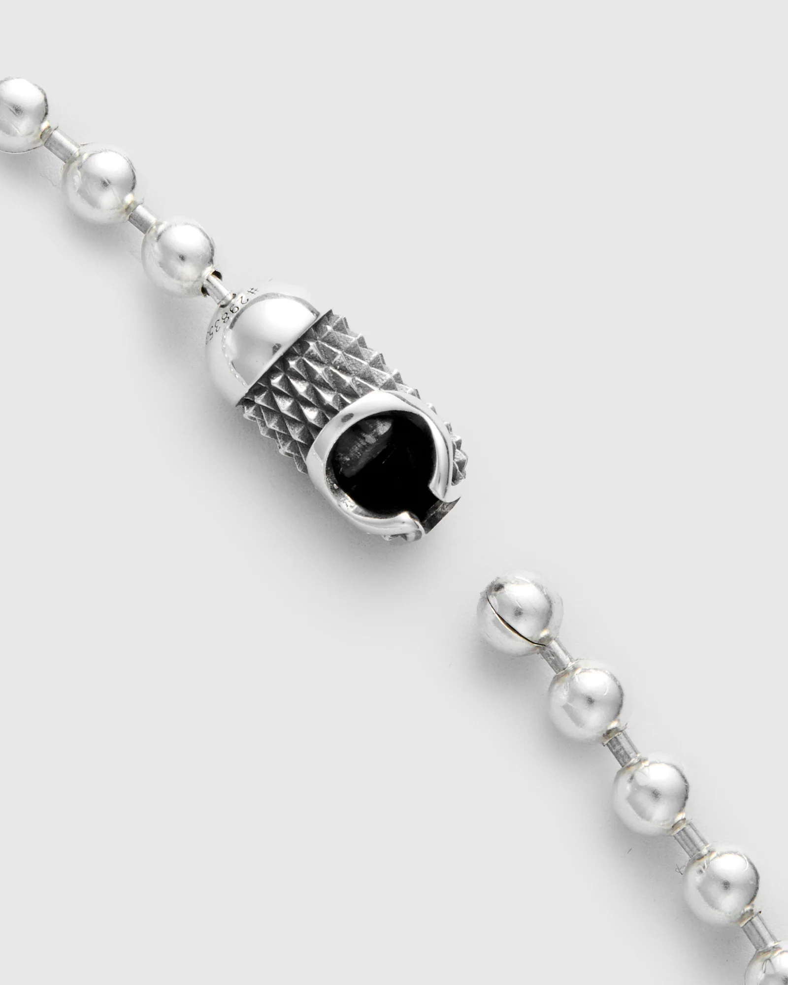 Goosebumps Poplock Necklace in Sterling Silver - Image 4