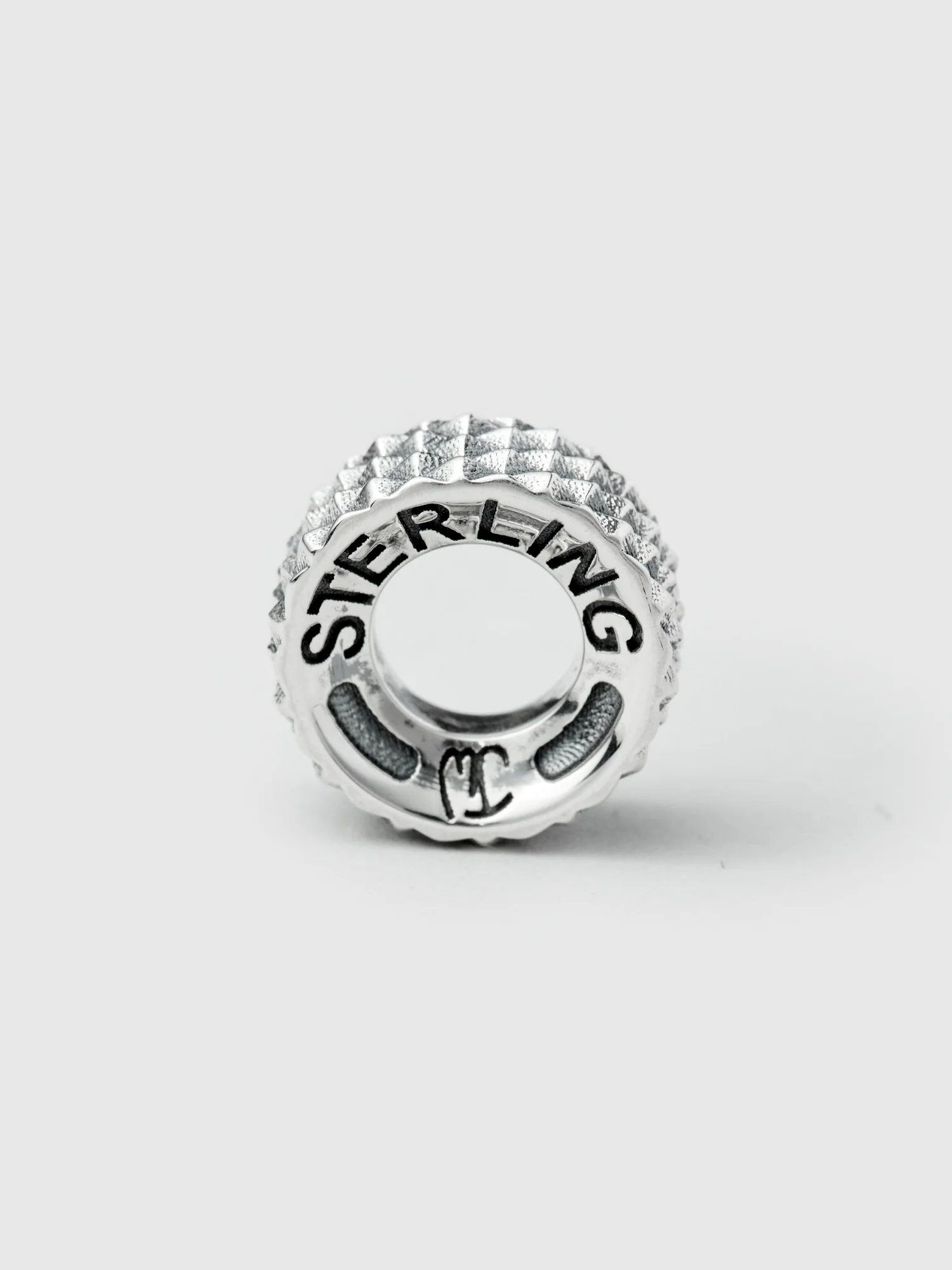 Goosebumps Rondel in Sterling Silver - Image 4