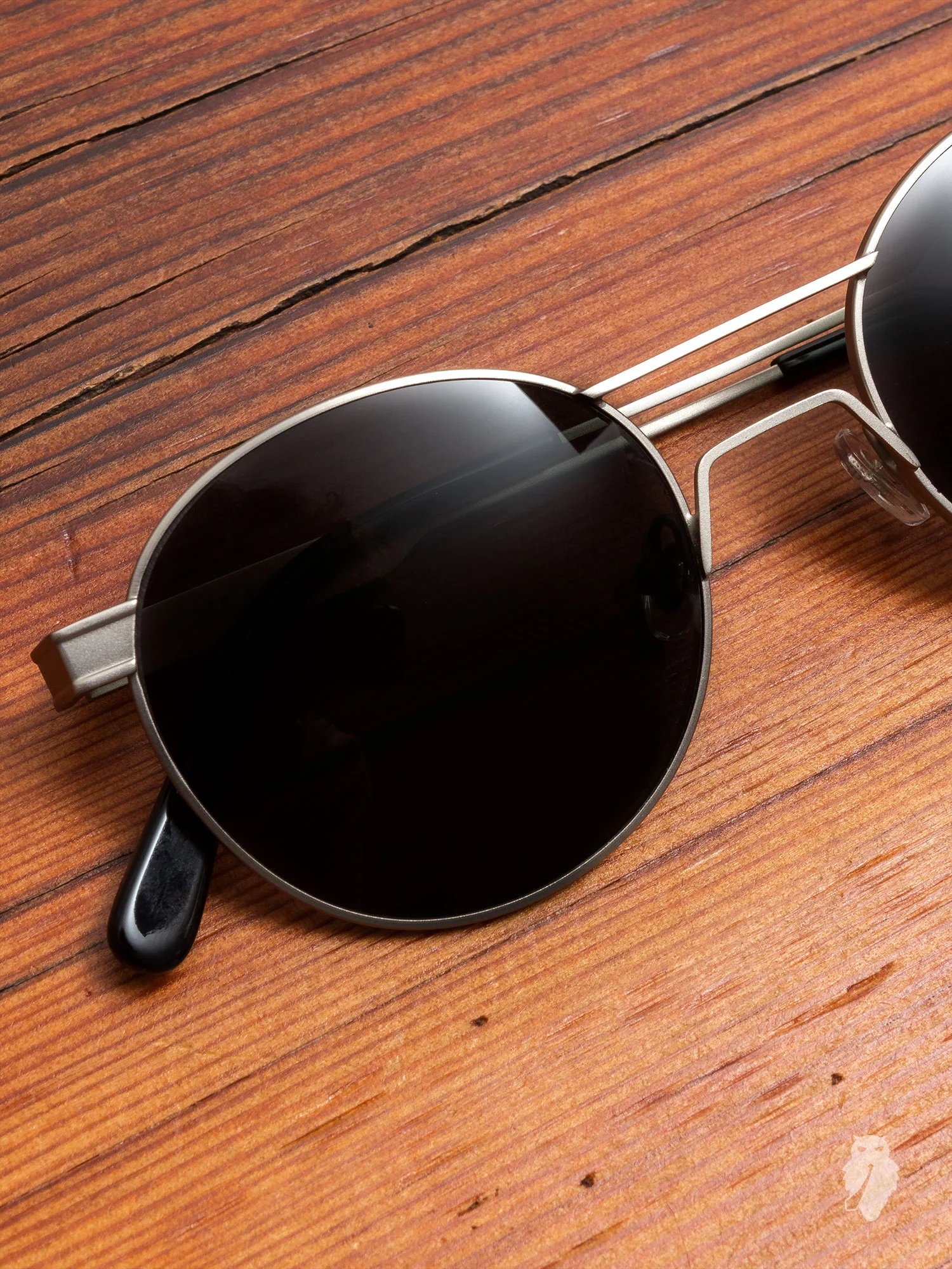 "Green" Sunglasses in Titanium - Image 2