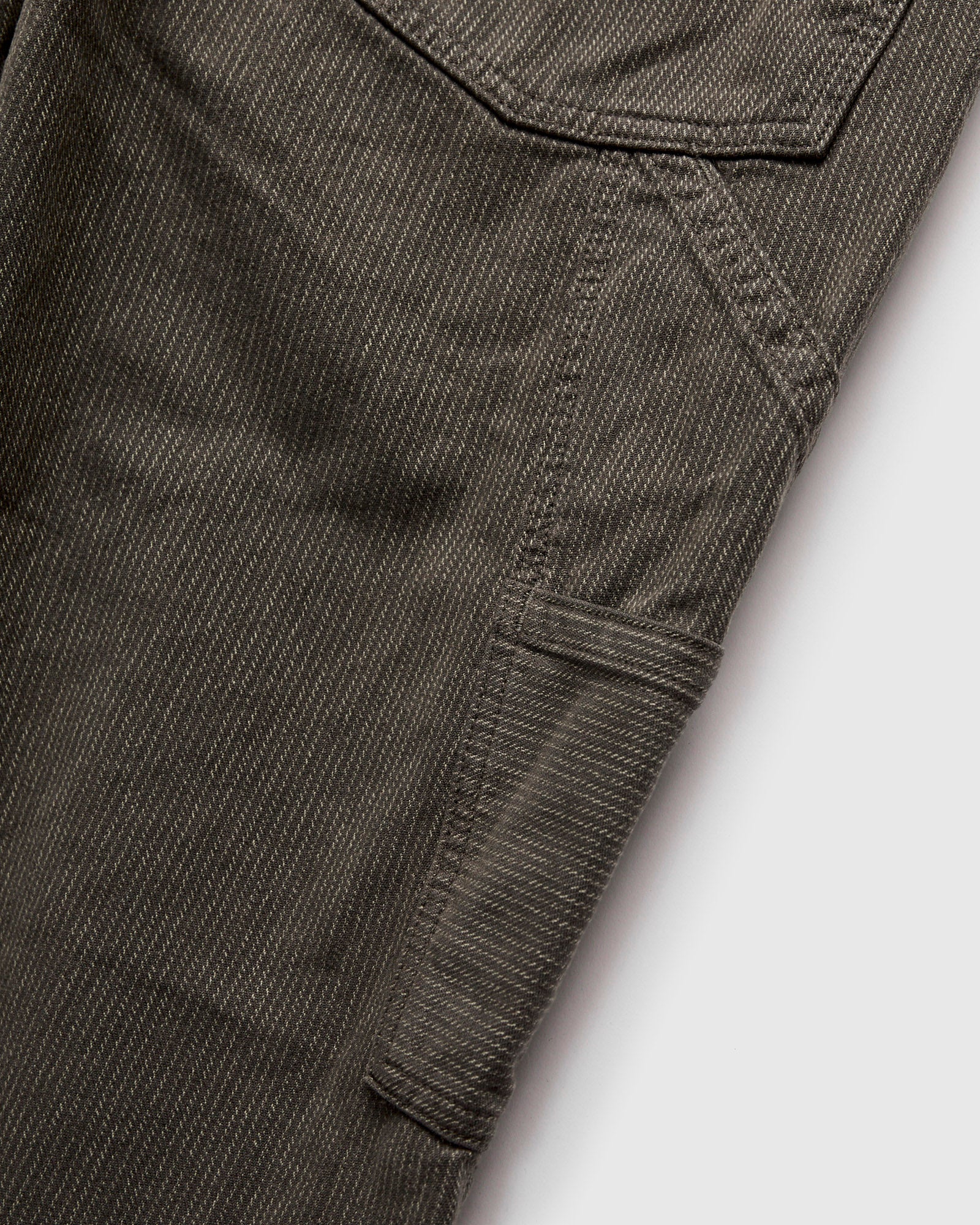 Hamilton Carpenter Pants in Black/White Twill - Image 7