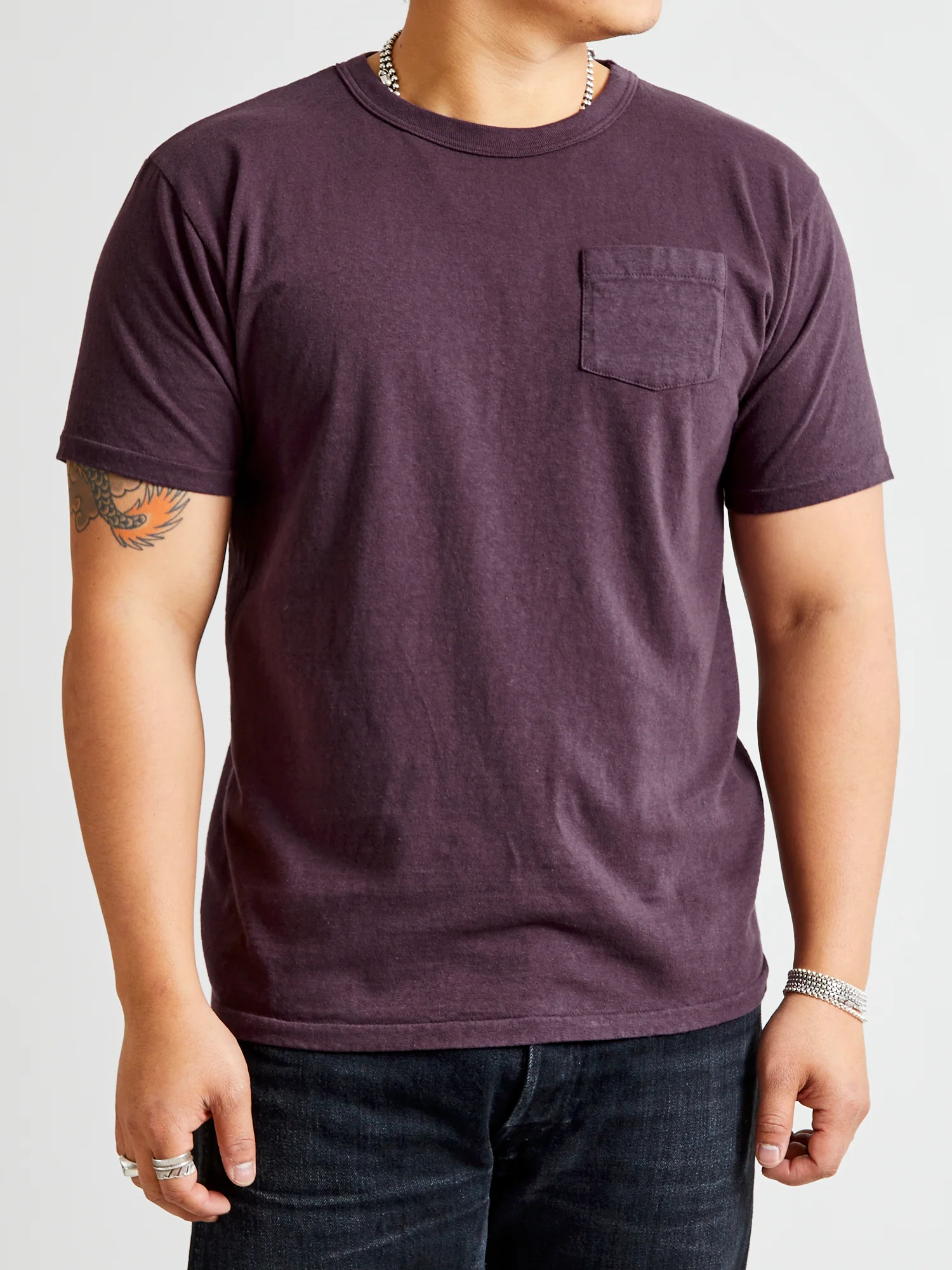 Hanalei Short Sleeve T-Shirt in Plum Perfect - Image 2