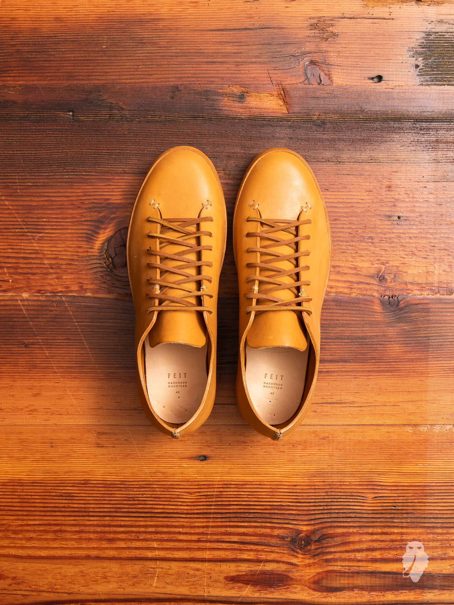 Hand Sewn Low-Top Sneaker in Natural - Image 6