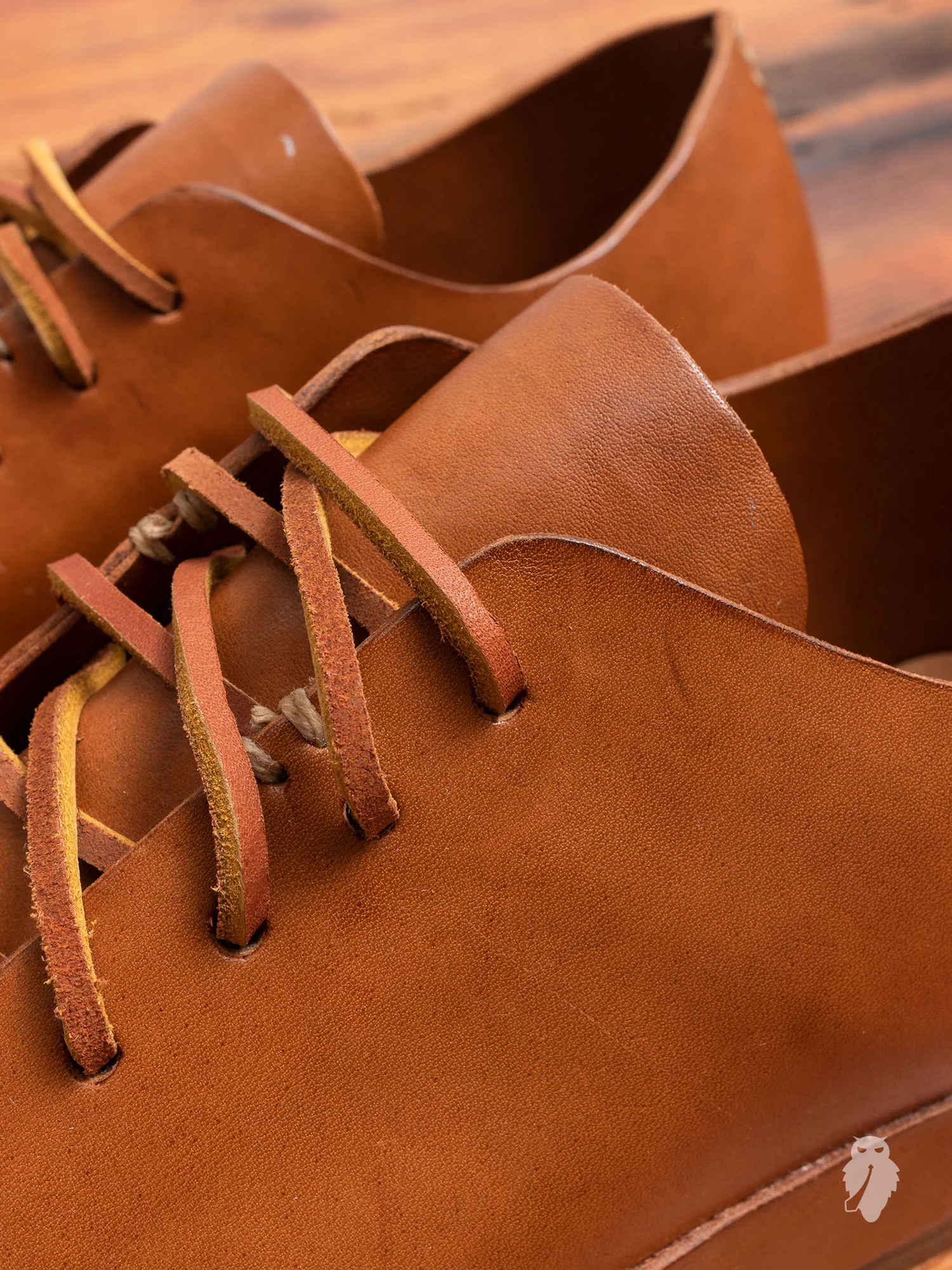 Hand Sewn Low-Top Sneaker in Tan - Image 4