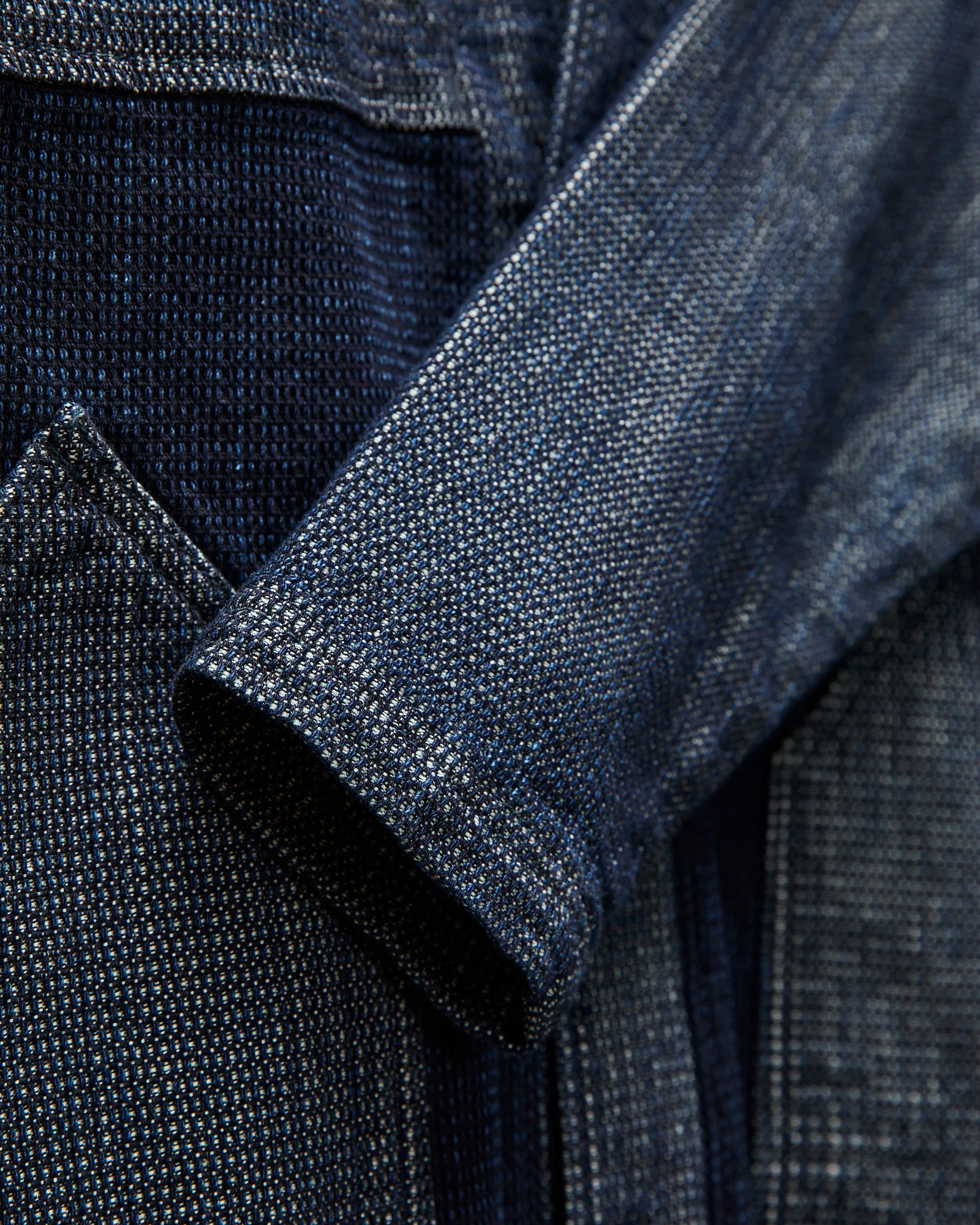 Haori Cardigan in Indigo Rinse - Image 5