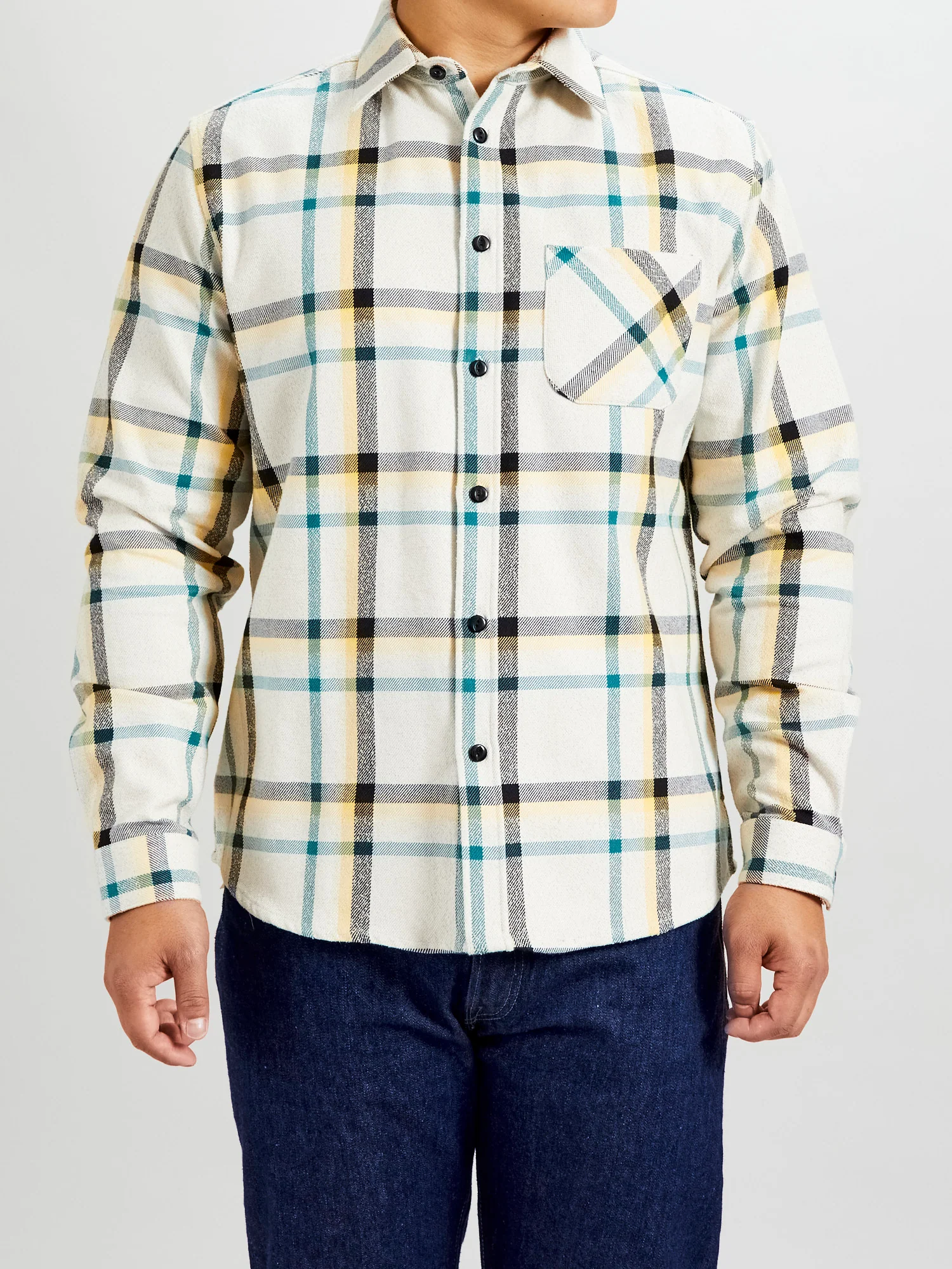Hard Rude Button-Up Shirt in Natural - Image 2