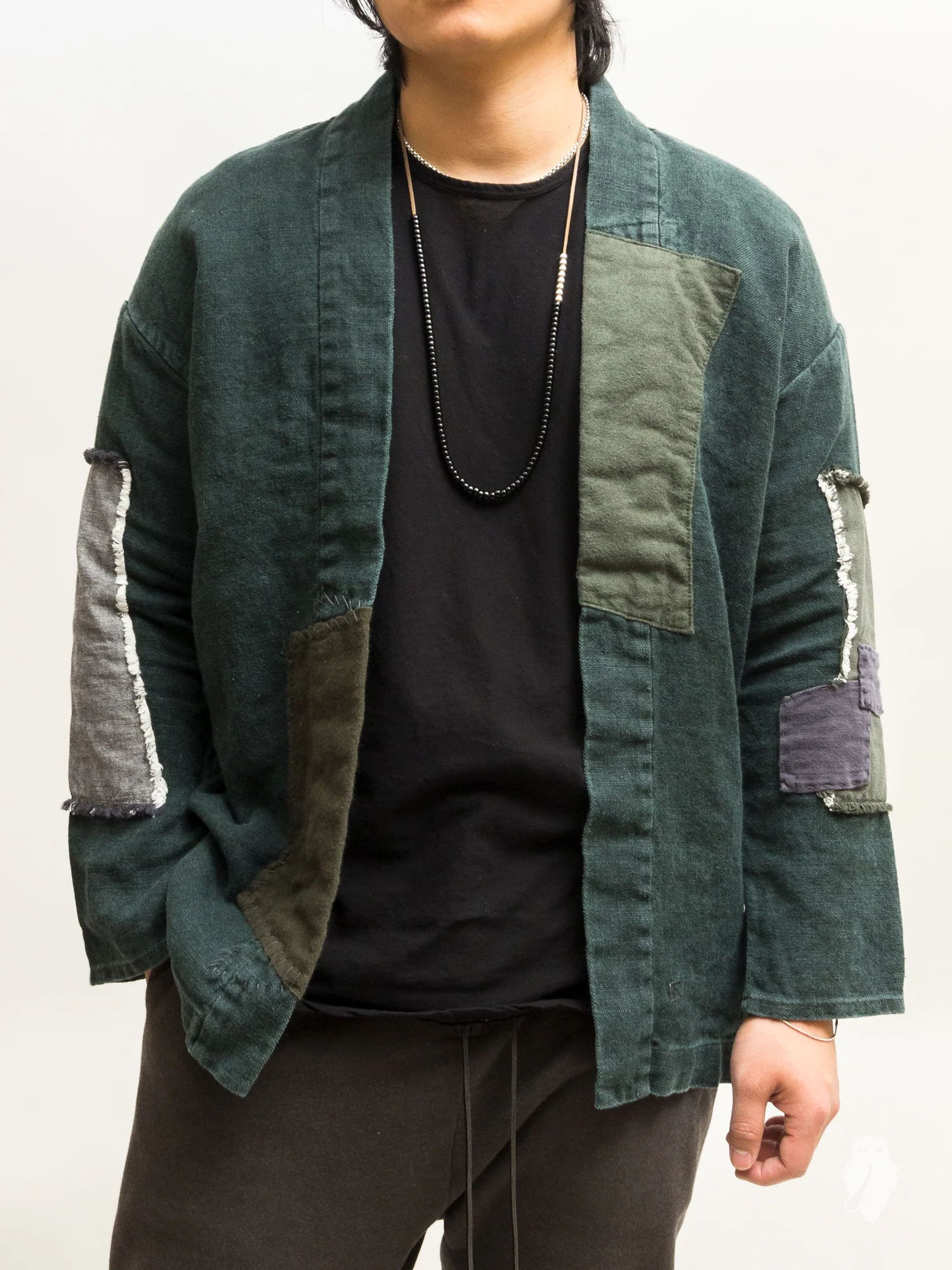 Harvesty Haori Jacket in Green - Image 2