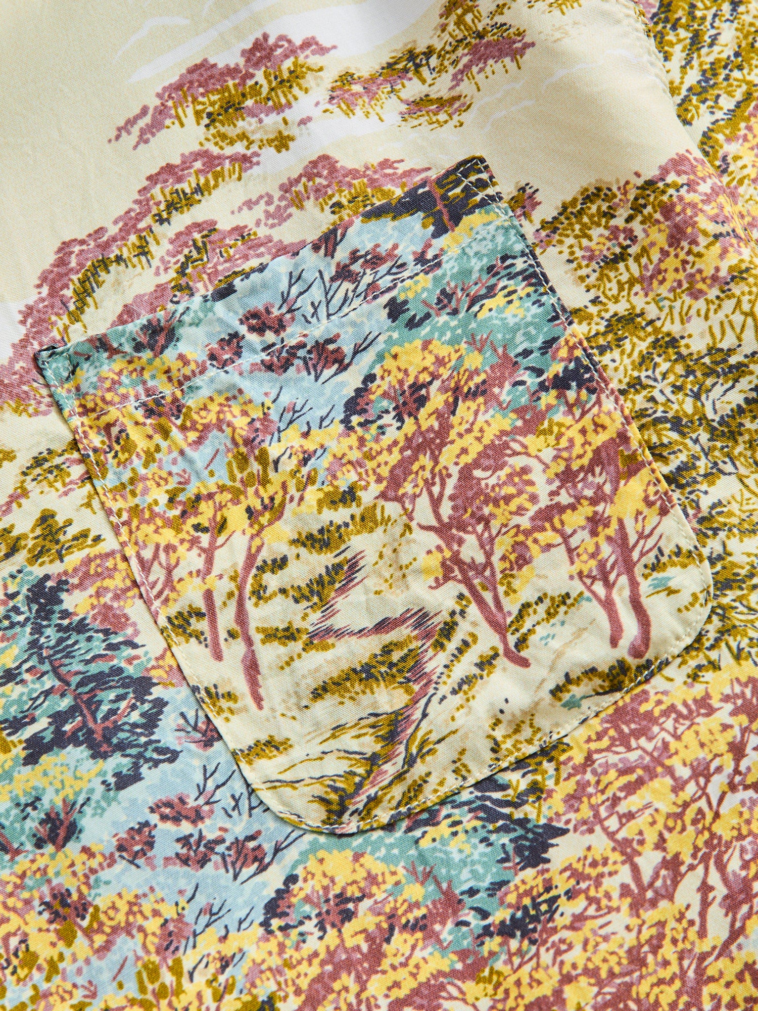 Hawaiian Vacation Shirt in Yellow Foliage - Image 5