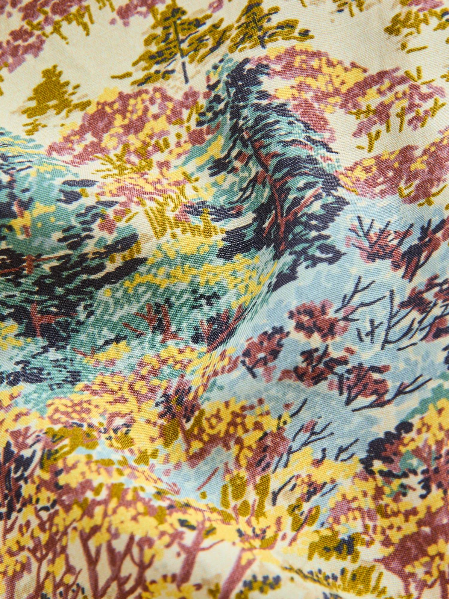 Hawaiian Vacation Shirt in Yellow Foliage - Image 7
