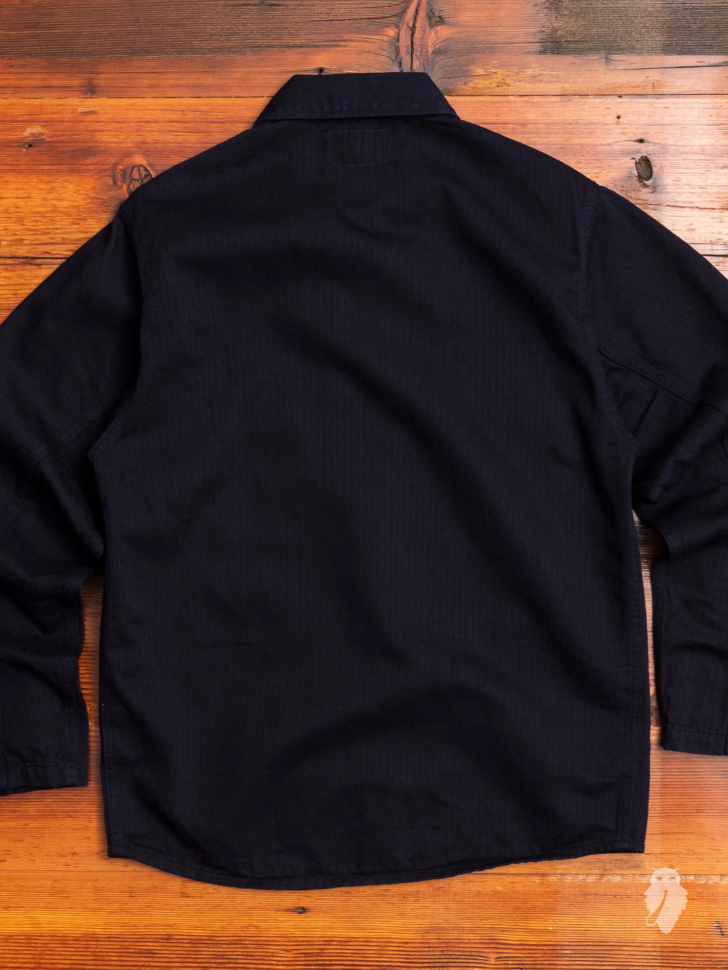 HBT Military Jacket in Indigo - Image 8