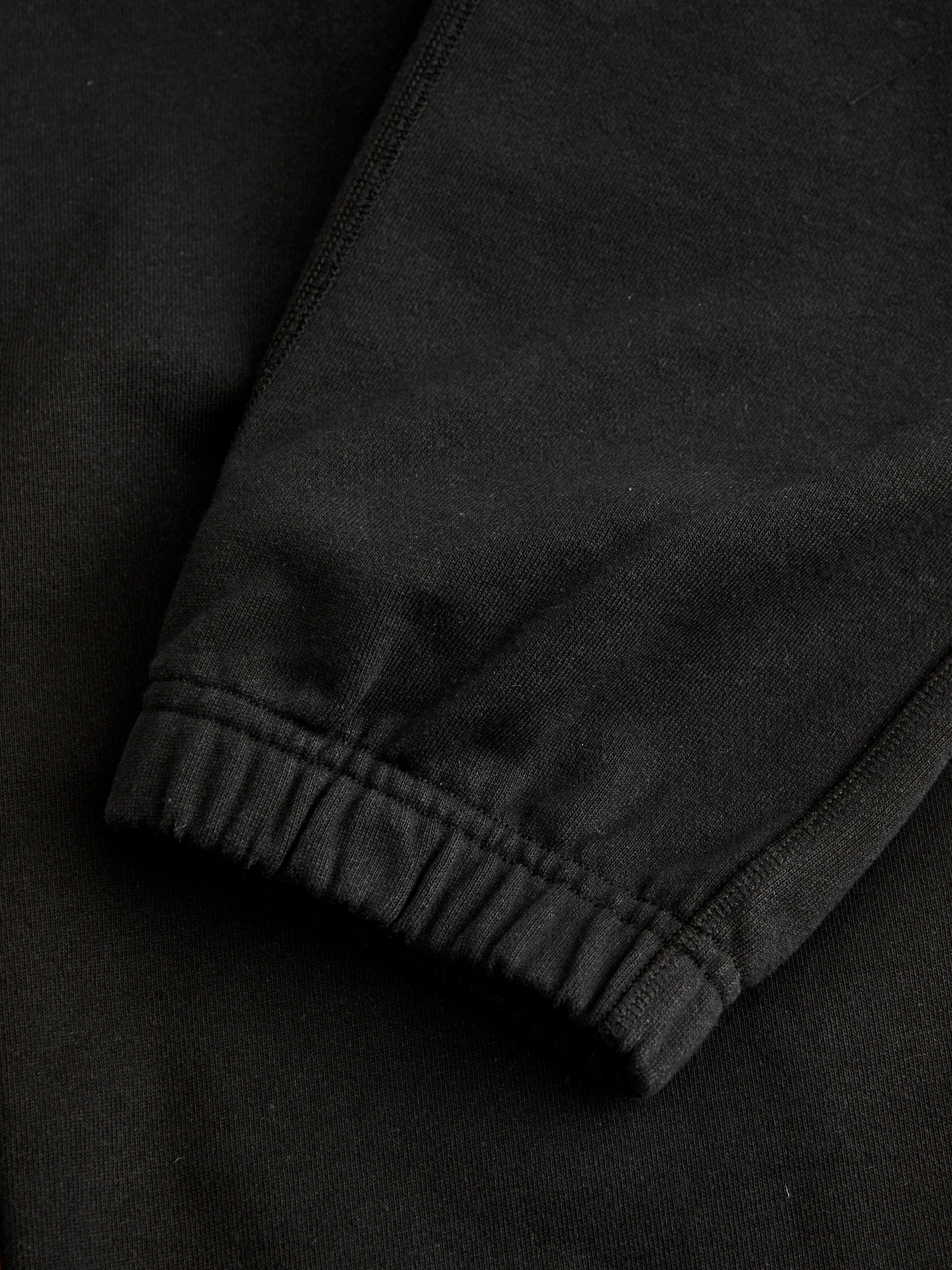 Heavyweight Fleece Cuffed Sweatpant in Black - Image 7