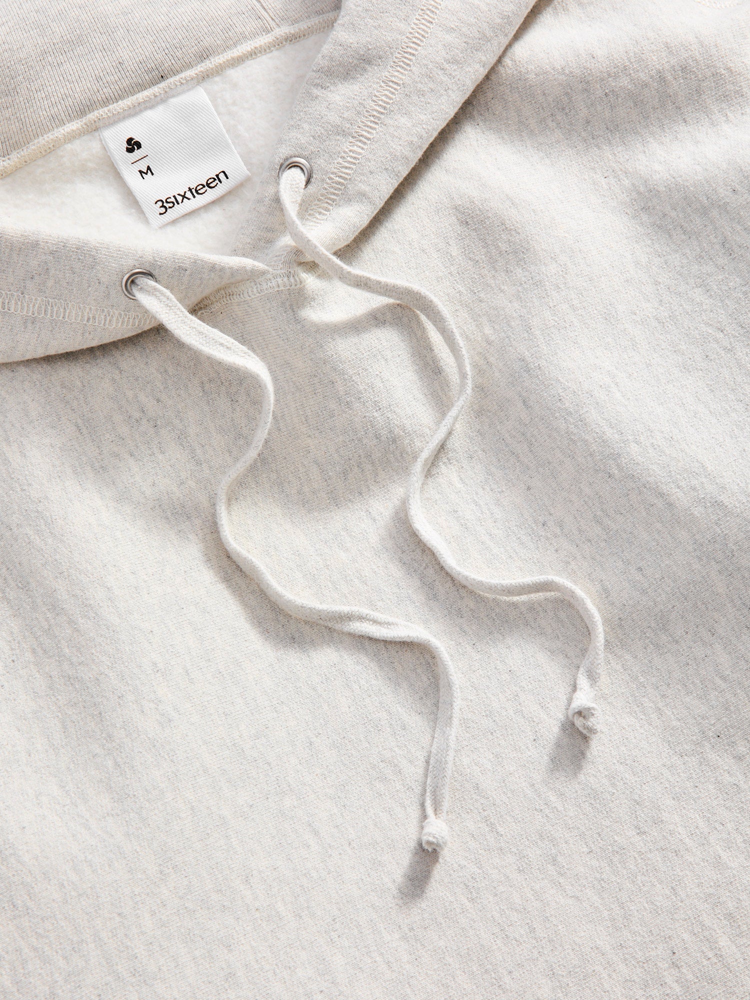 Heavyweight Pullover Hoodie in Oatmeal - Image 4