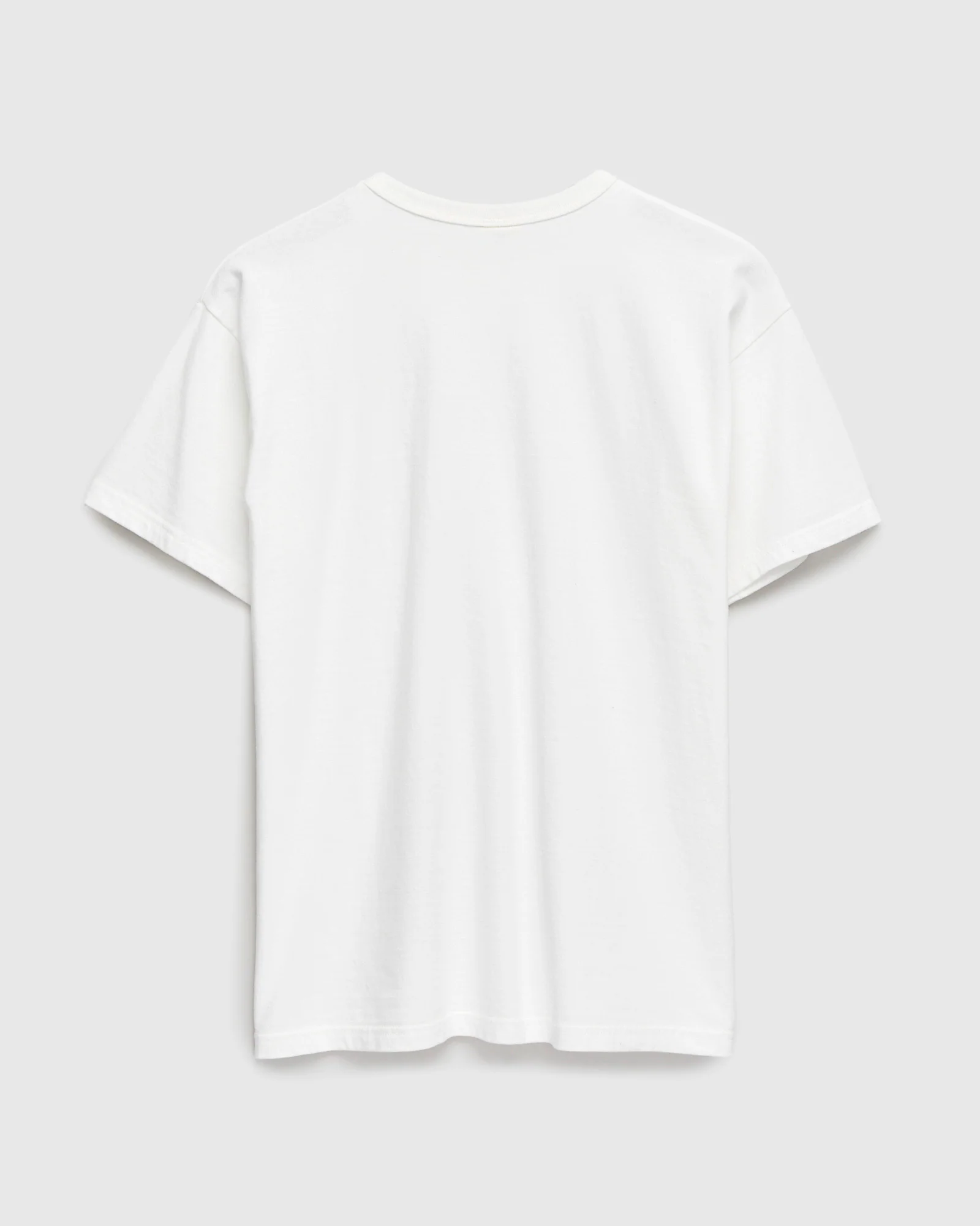 Heavyweight Solid T-Shirt in White - Image 2