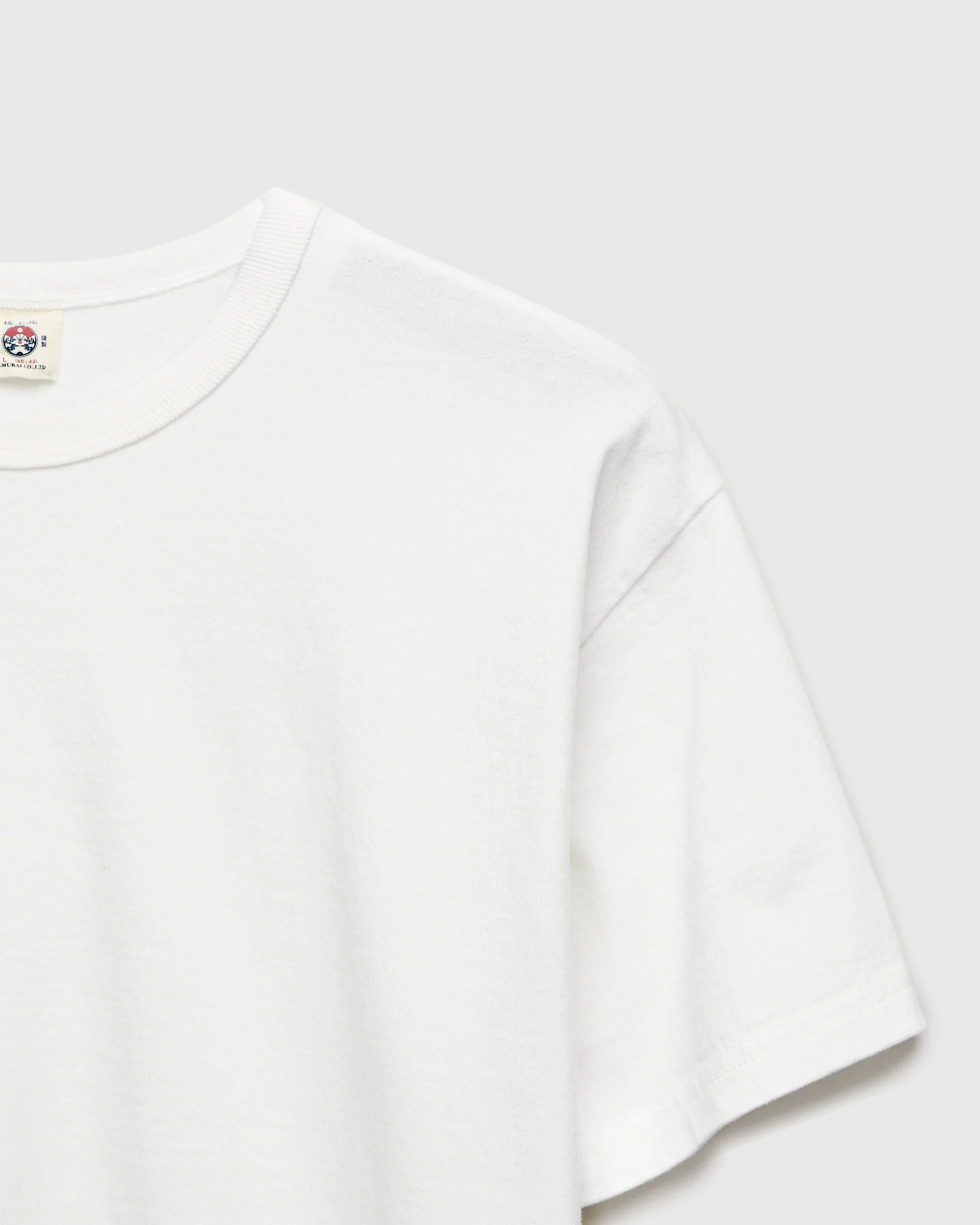 Heavyweight Solid T-Shirt in White - Image 4