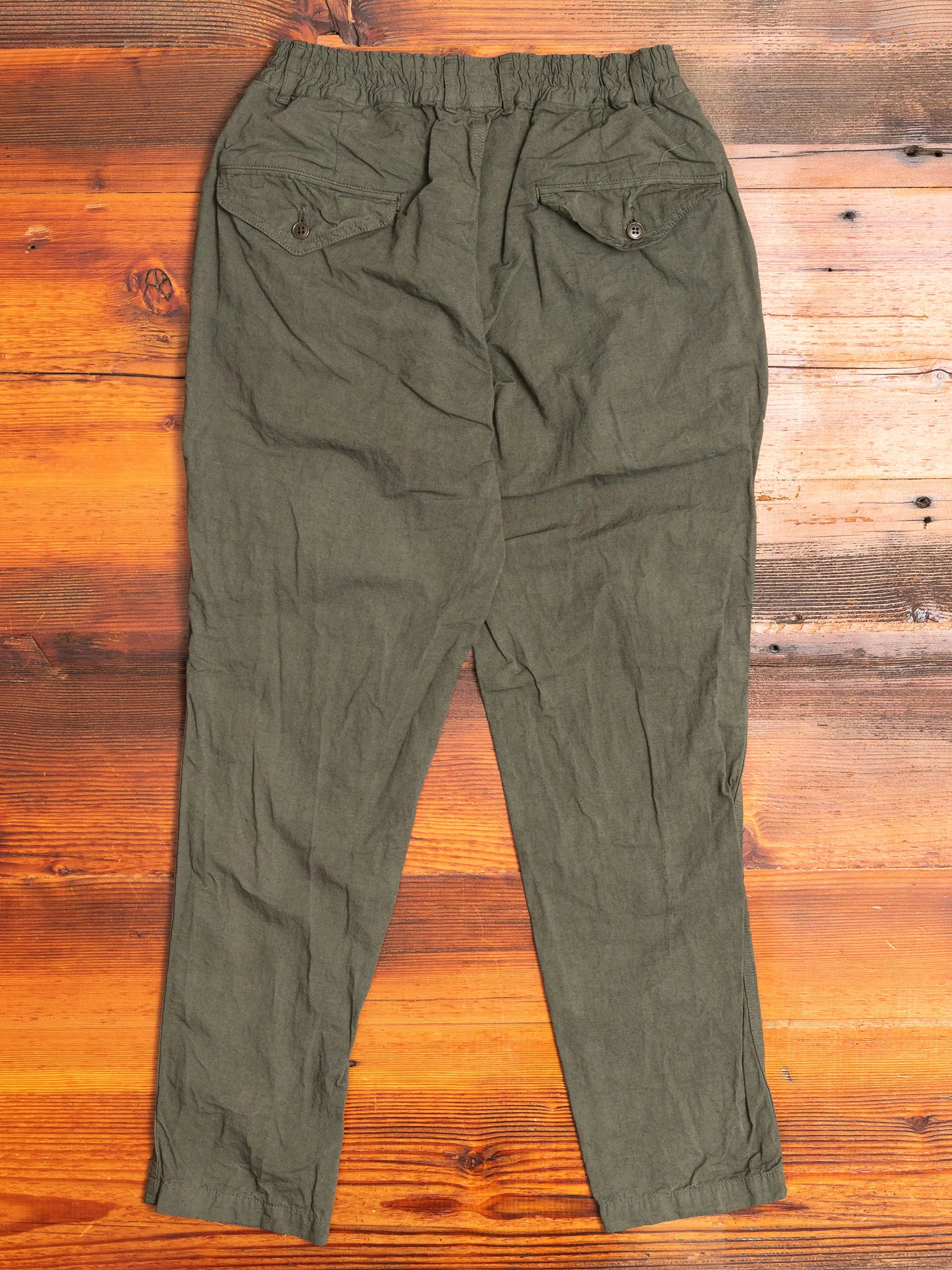 Hemp Easy Pants in Khaki - Image 10