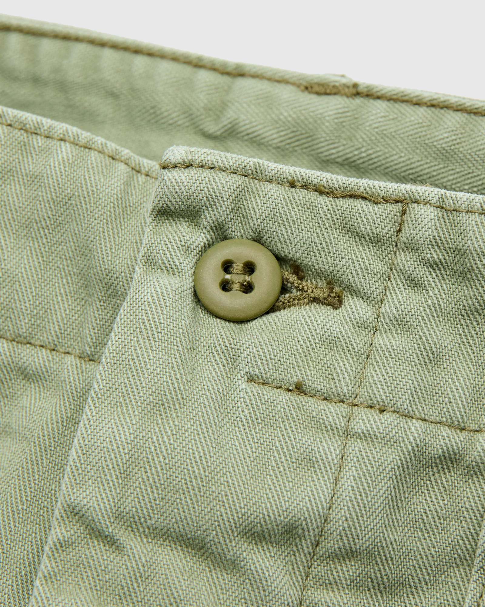 Herringbone Summer Fatigue Pants in Green - Image 7
