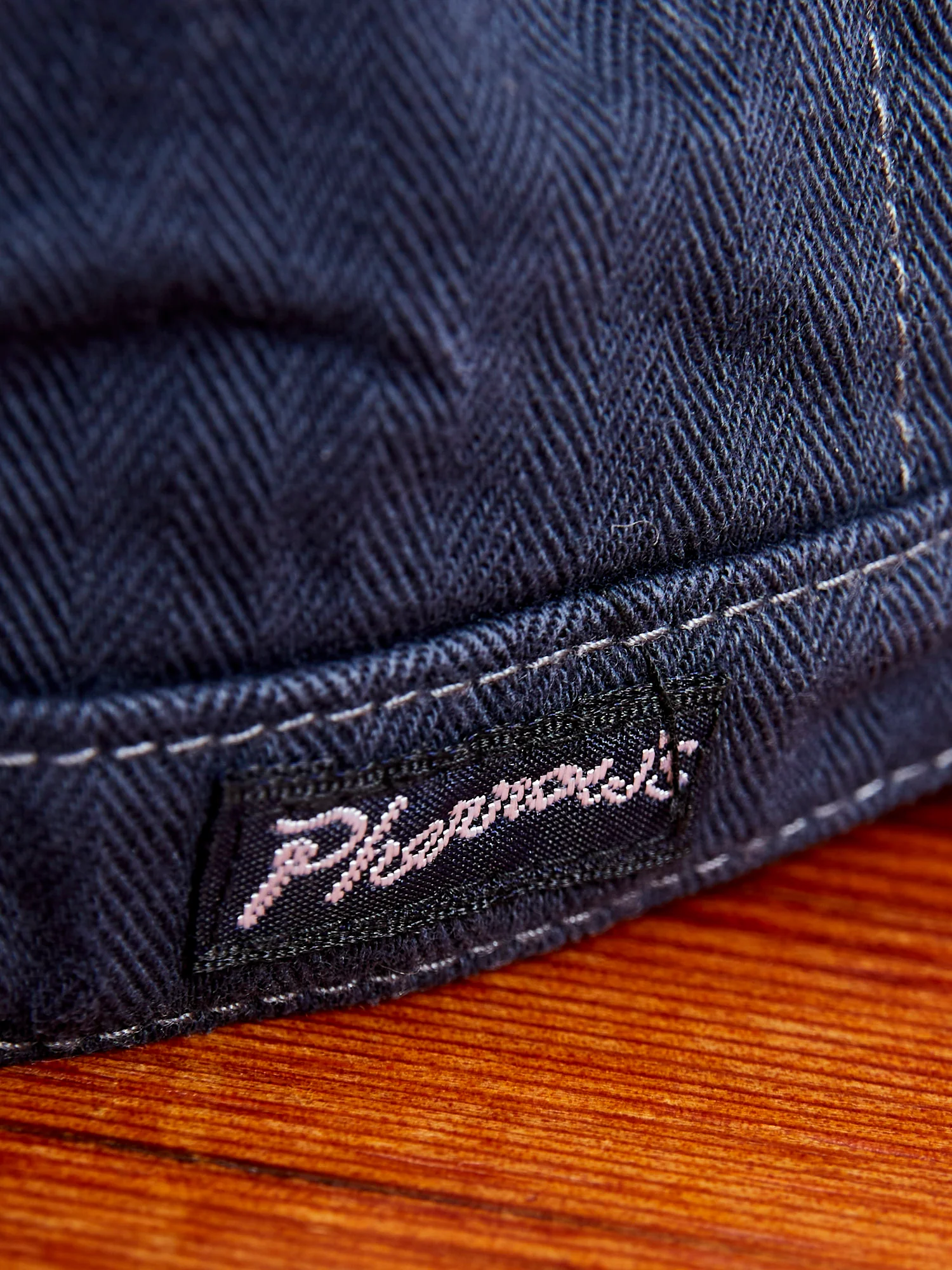 Herringbone Work Cap in Indigo - Image 4