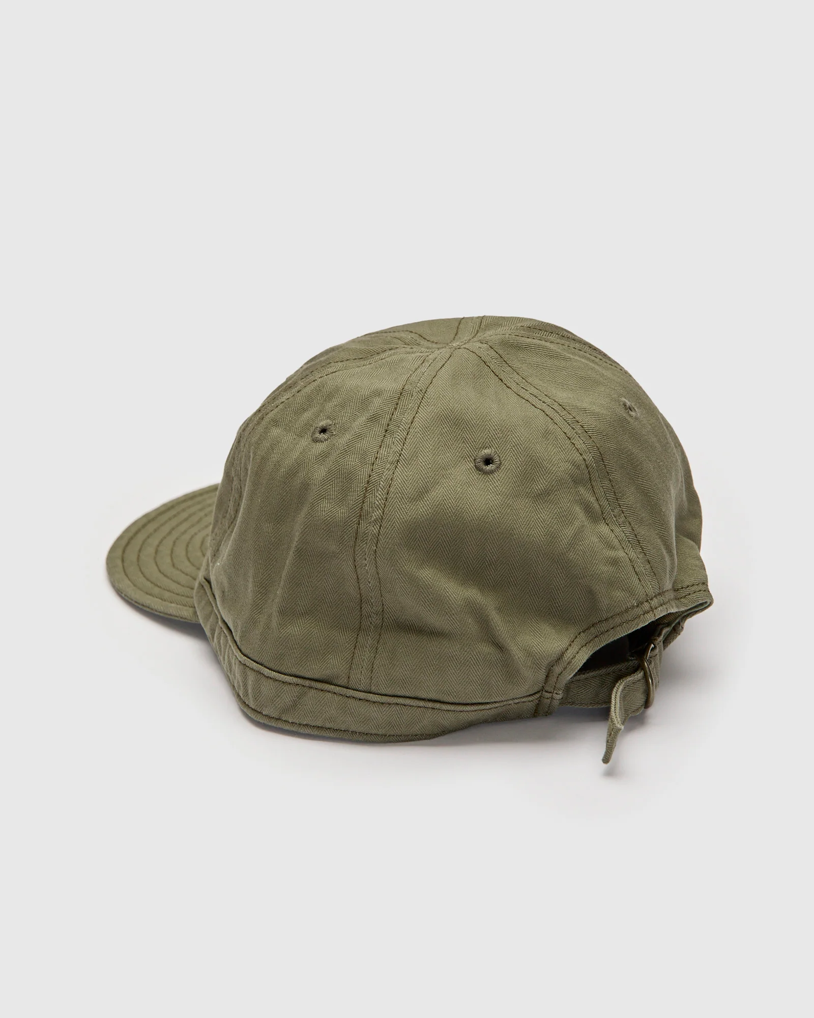Herringbone Work Cap in Olive - Image 2