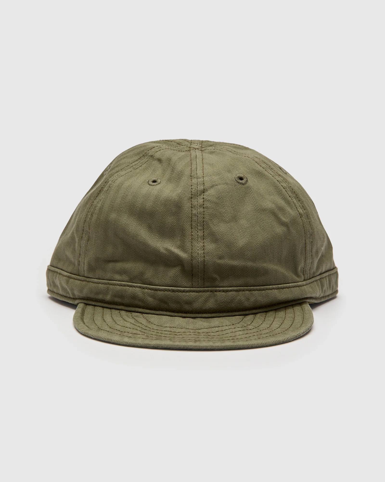 Herringbone Work Cap in Olive - Image 3