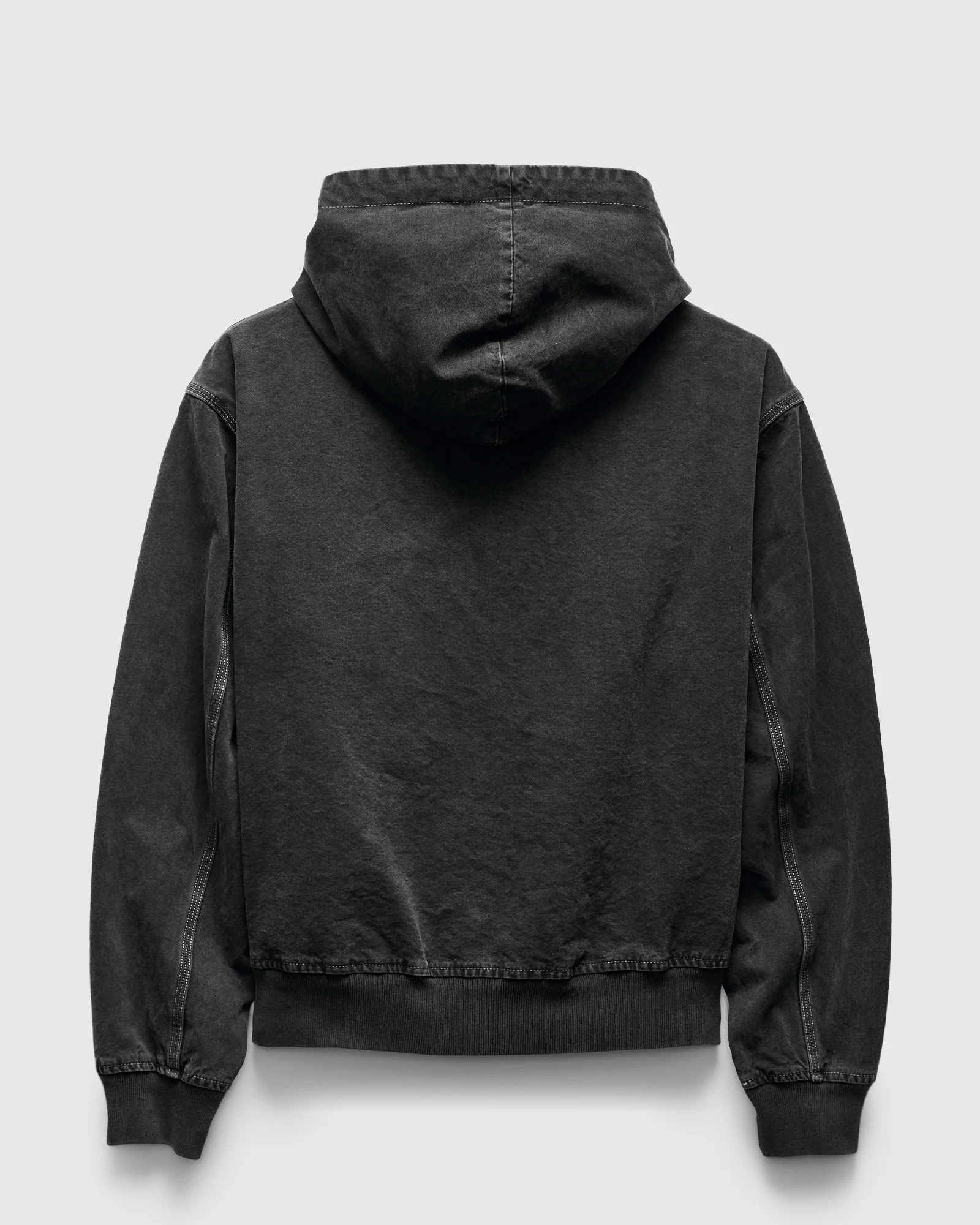 Hooded Duck Field Jacket in Black - Image 3