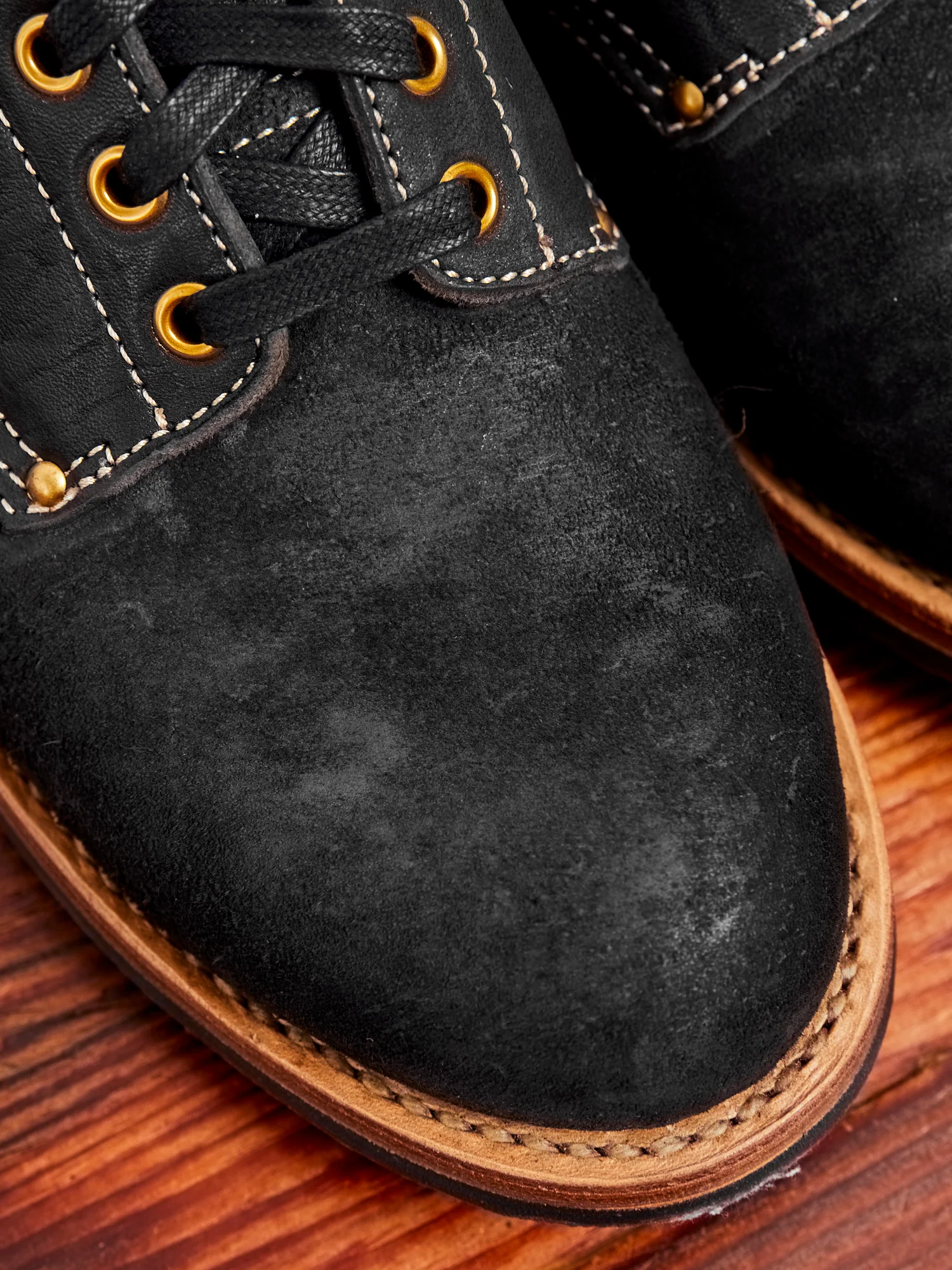 Horsehide Brigadier Boots-Folk in Black - Image 10