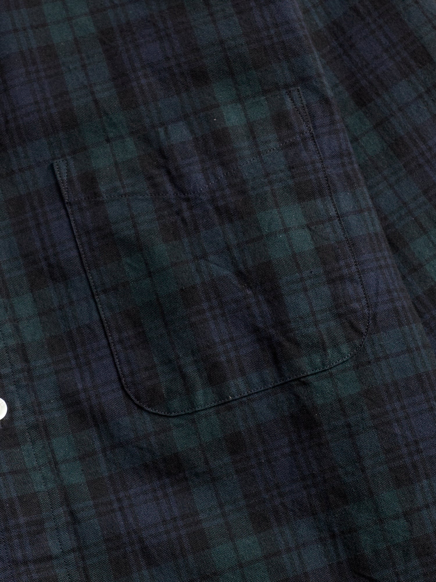 Indigo Check Button-Down Shirt in Blackwatch - Image 4