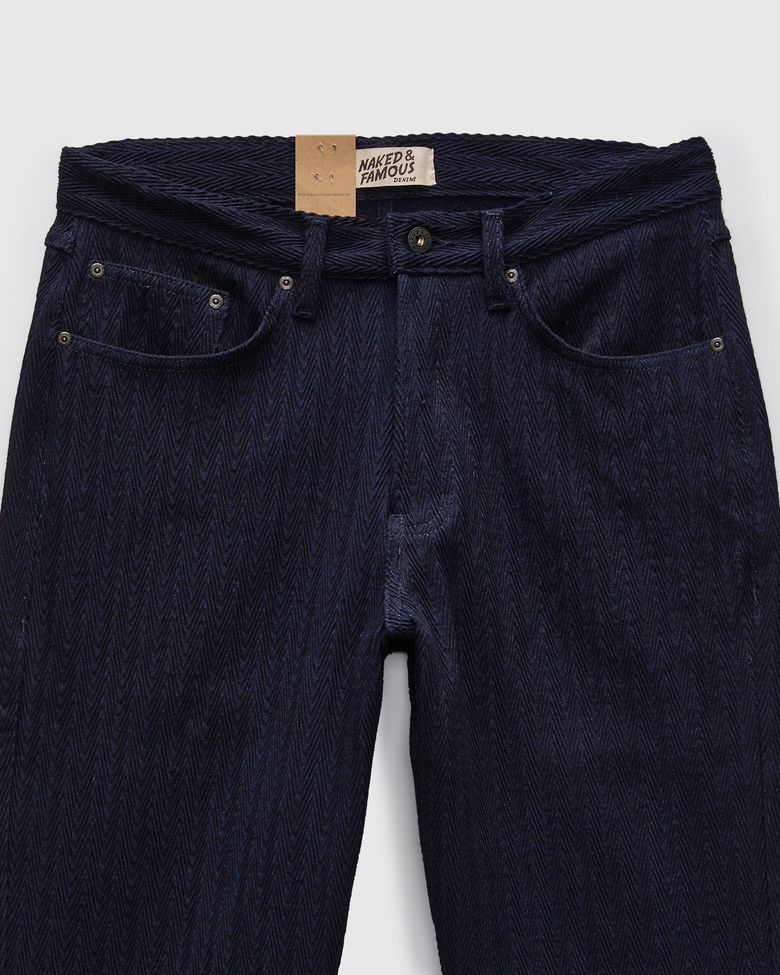 "Indigo Sugiaya" 12oz Herringbone Dobby Twill - True Guy Fit - Image 4
