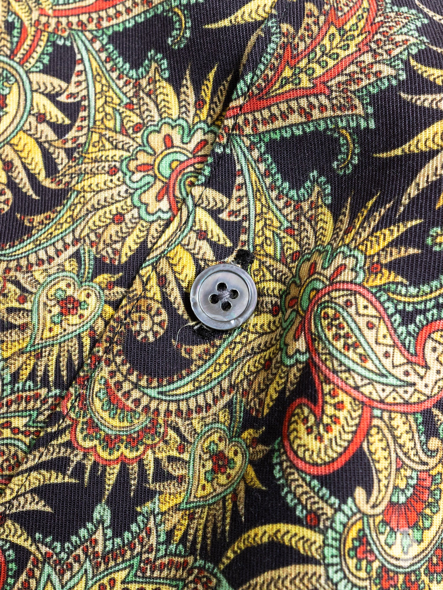 Initial Shirt in Black Plants - Image 5