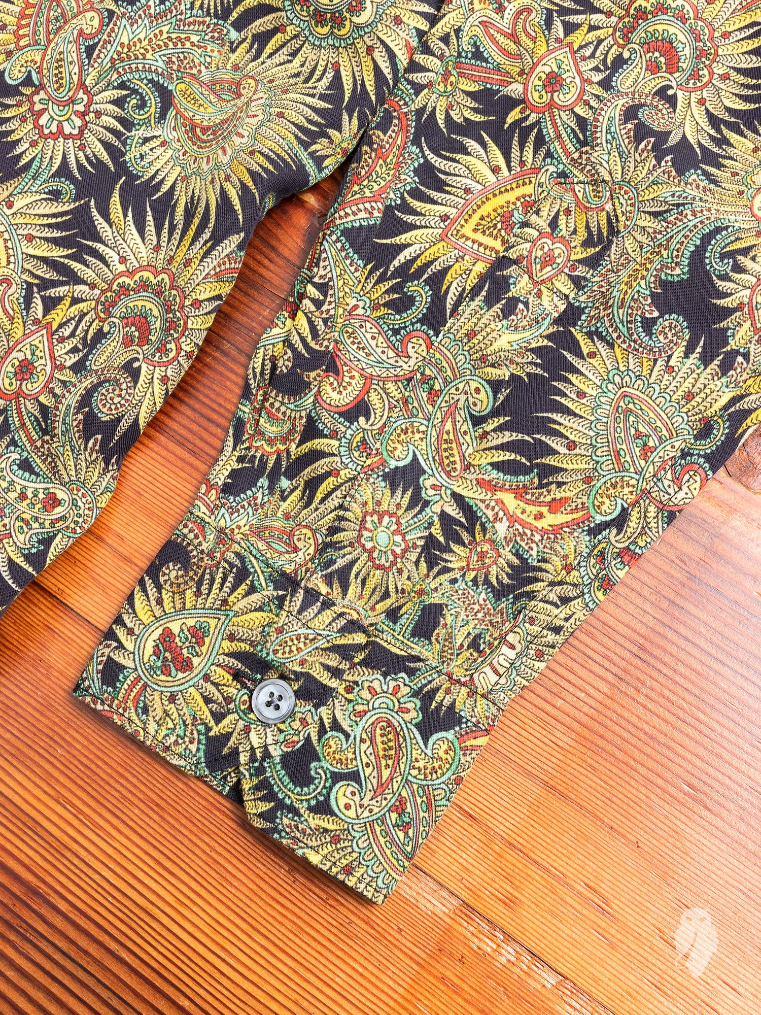 Initial Shirt in Black Plants - Image 6