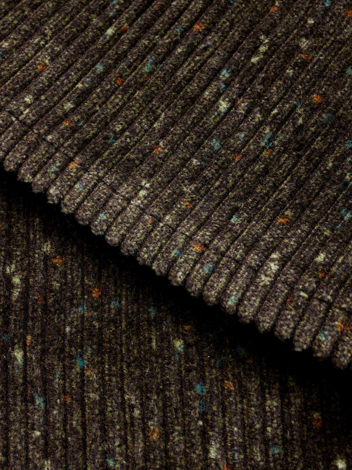 Donegal Corduroy Five Pocket Trousers in Mossy Green - Image 8