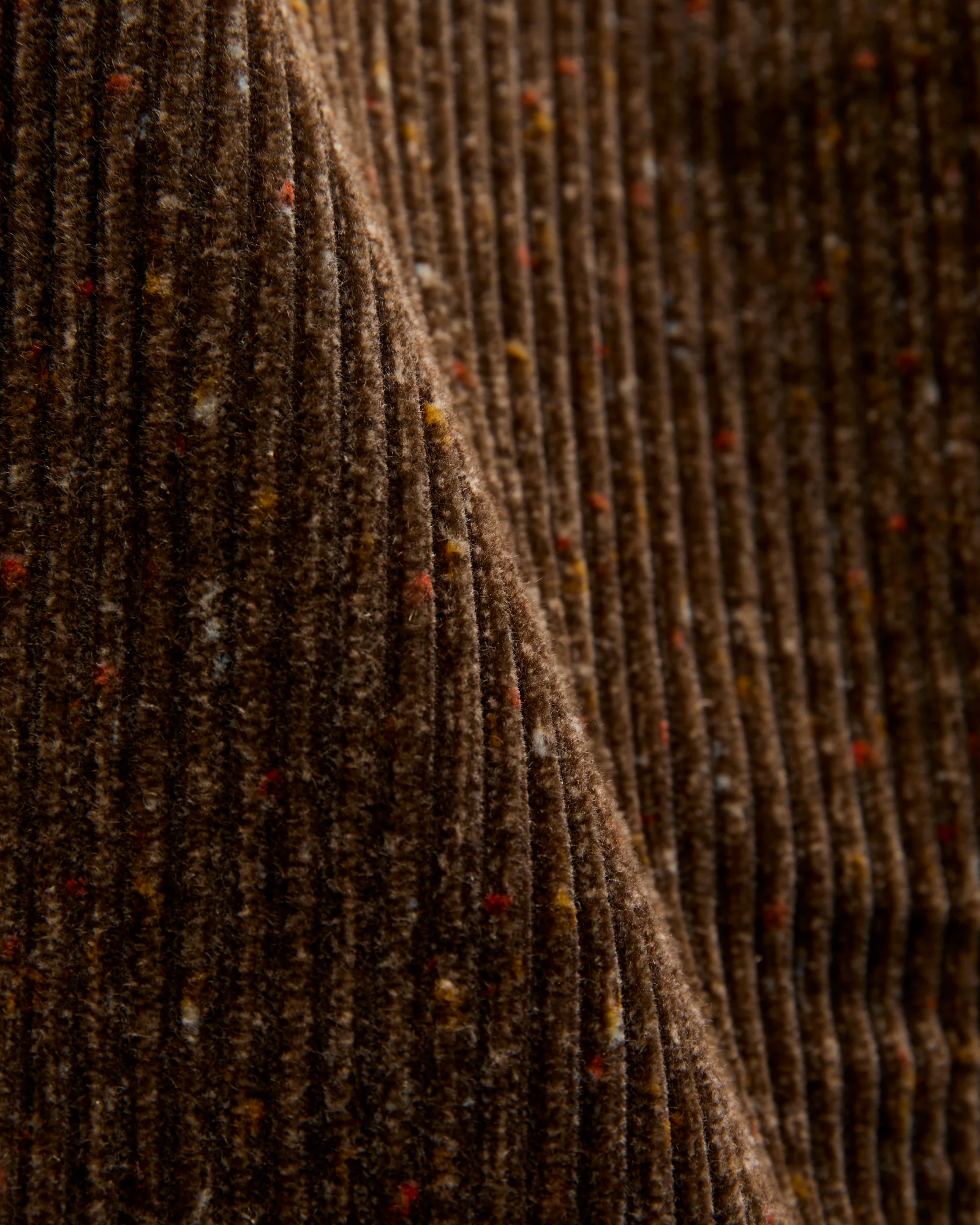 Donegal Corduroy Five Pocket Trousers in Rustic Brown - Image 2