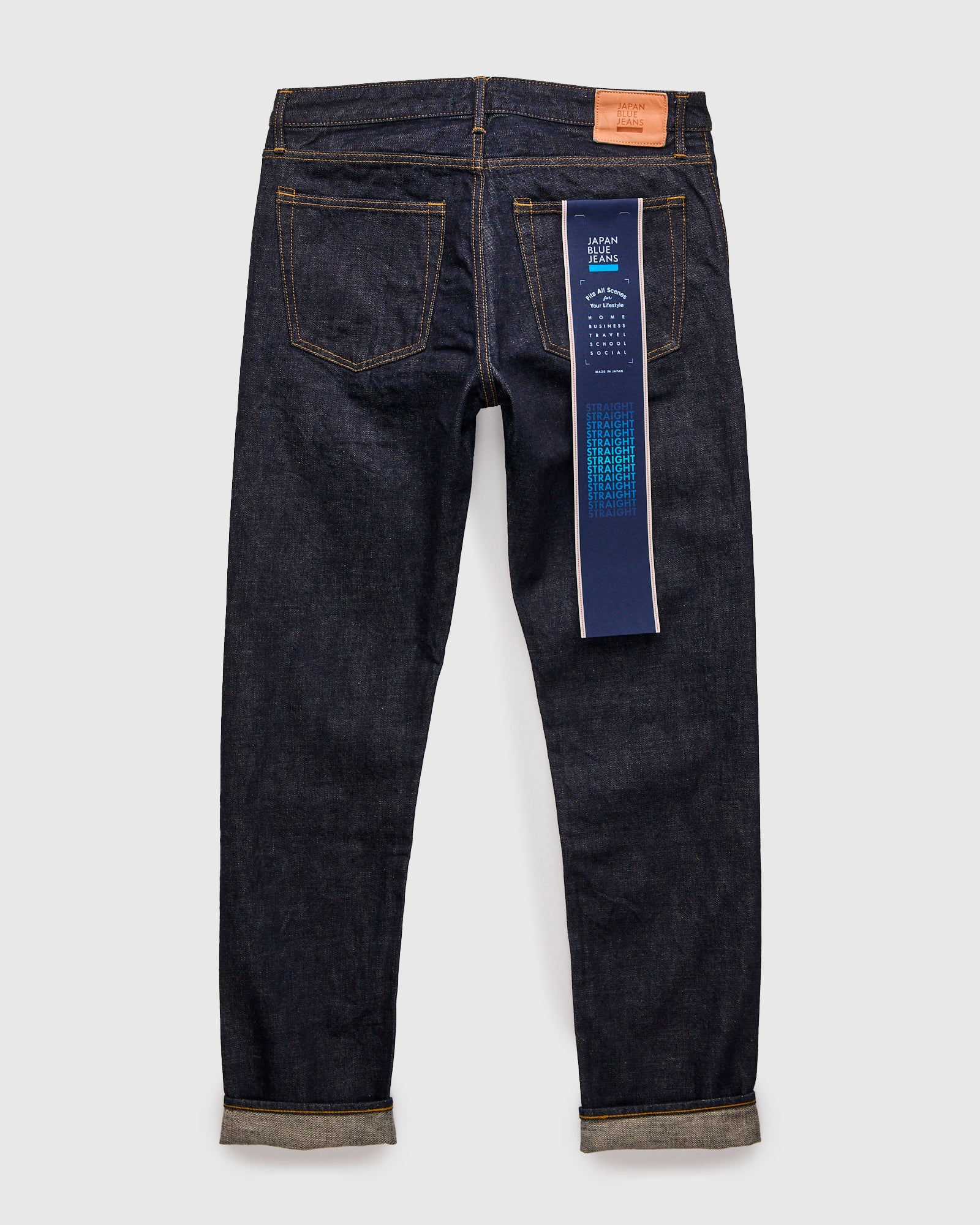 J304 "African Cotton" 12.5oz Indigo Selvedge Denim - Straight Fit - Image 3