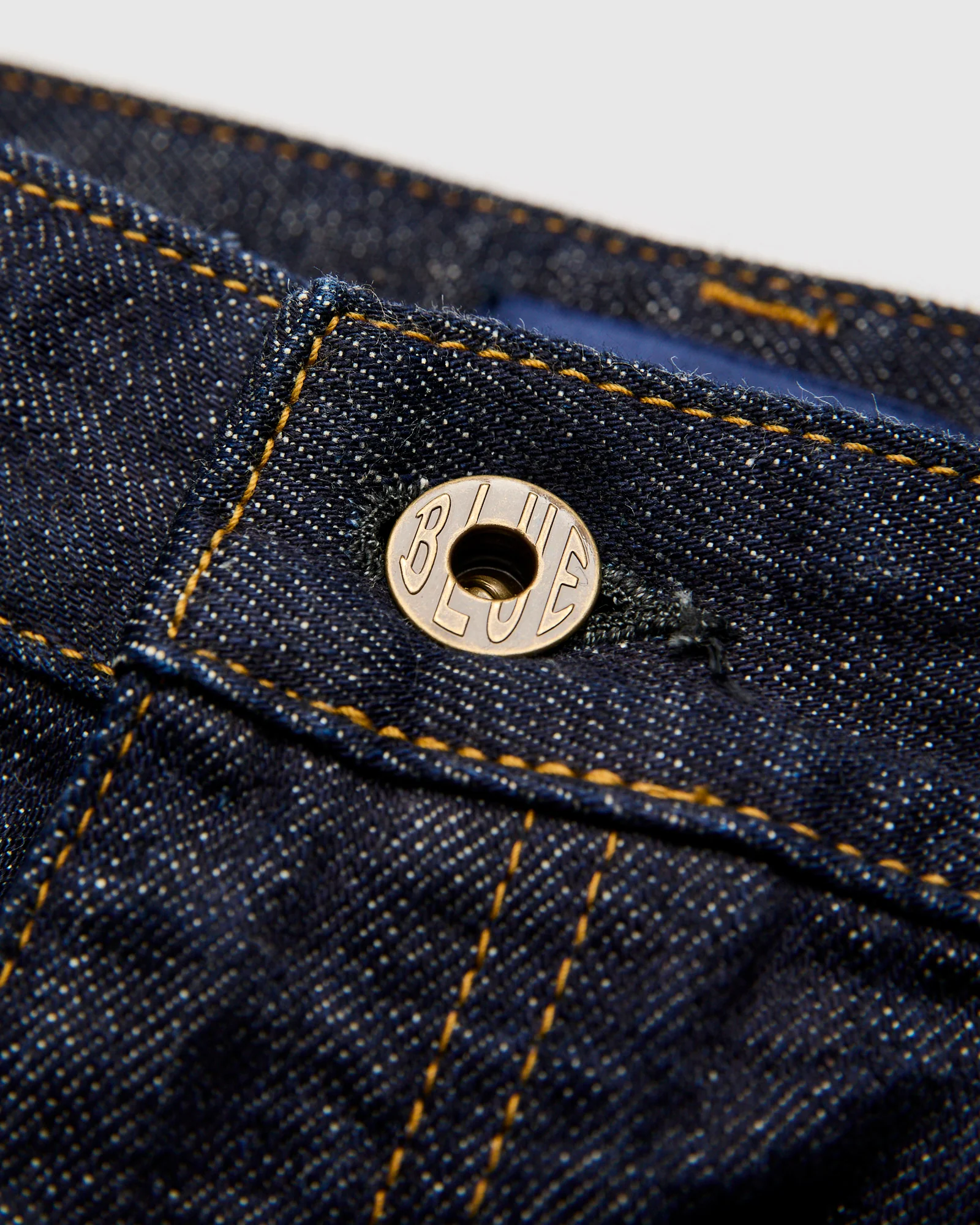 J304 "African Cotton" 12.5oz Indigo Selvedge Denim - Straight Fit - Image 6