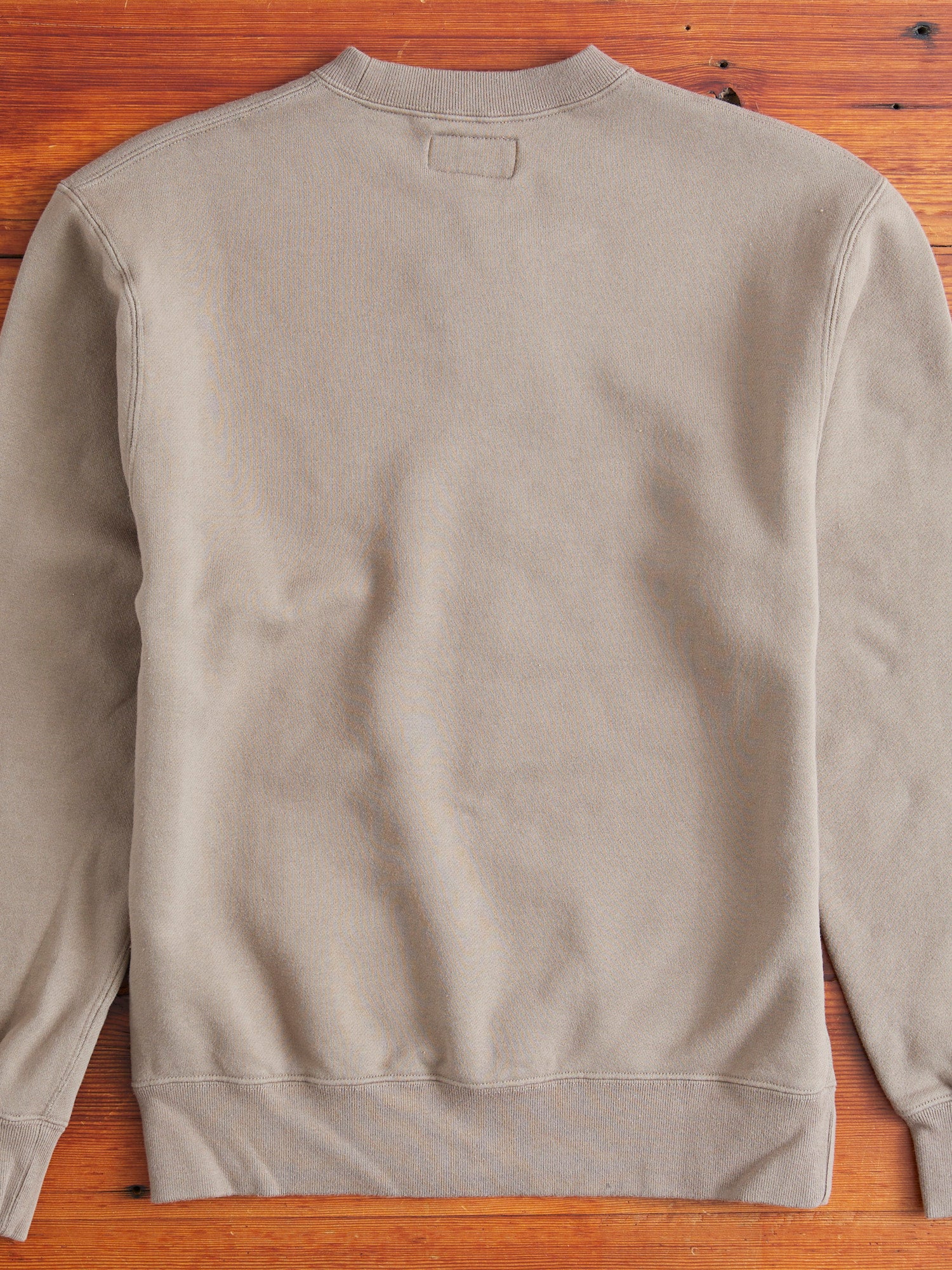 Japan-Made Fleece Crewneck in Khaki - Image 6