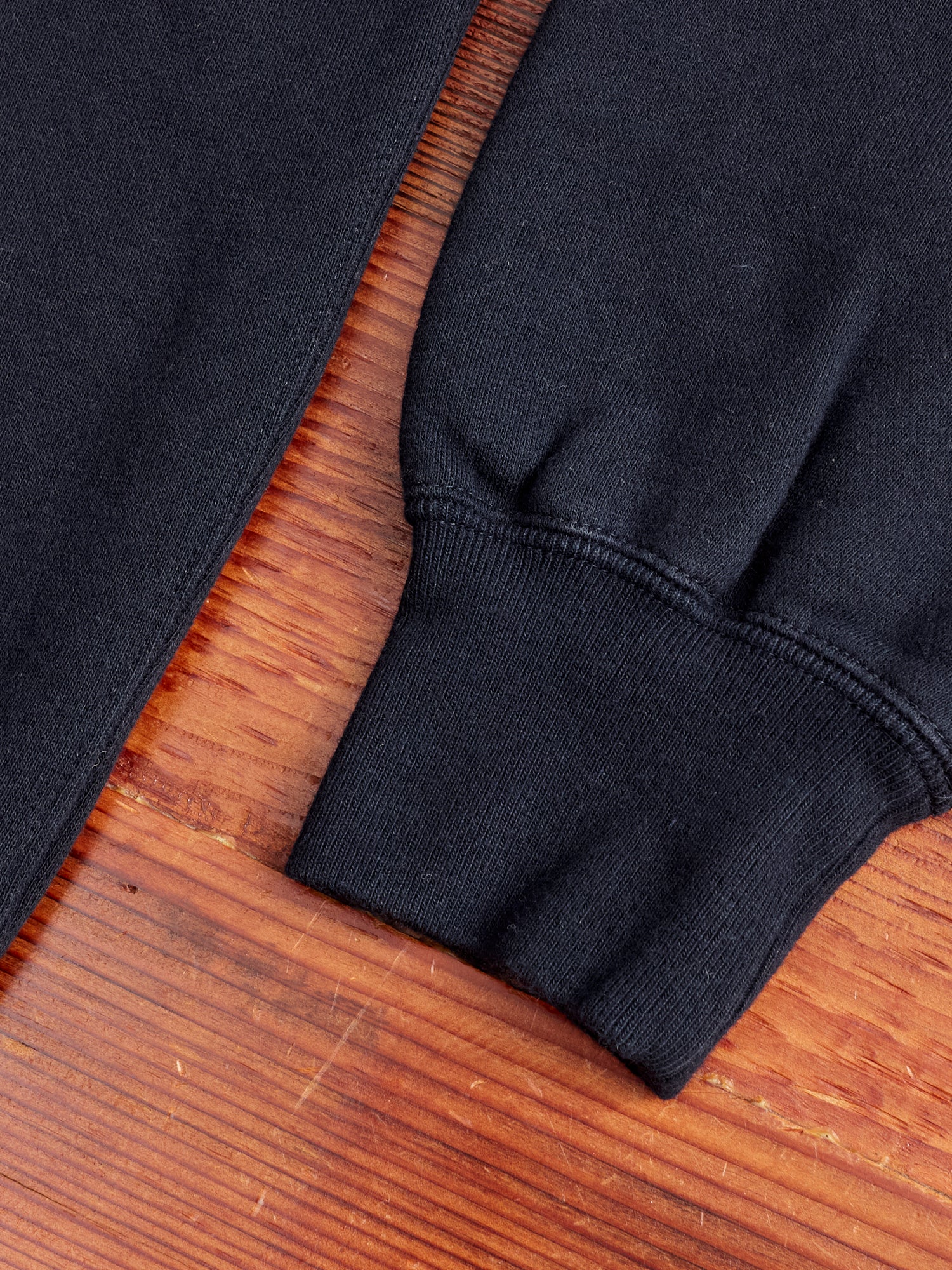 Japan-Made Fleece Crewneck in Navy - Image 4