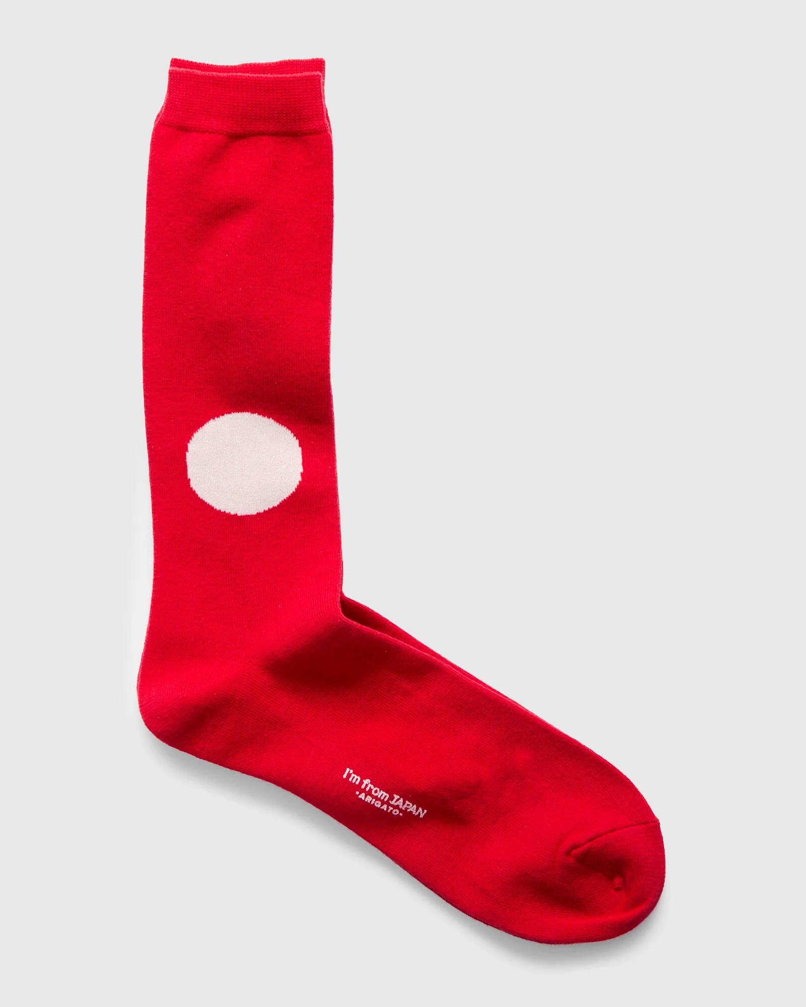 Japanese Flag Socks in Red - Image 2