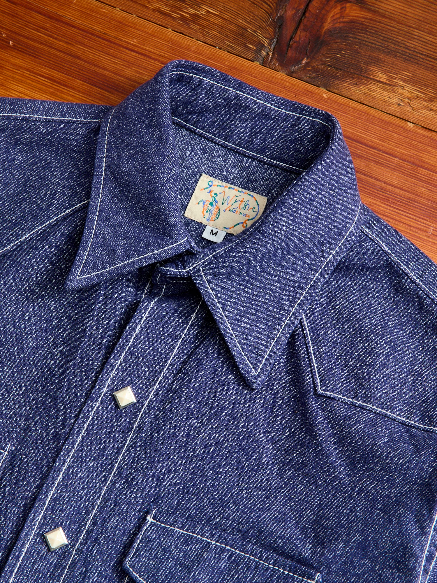 Jaspe Western Pearlsnap Shirt in Purple - Image 3
