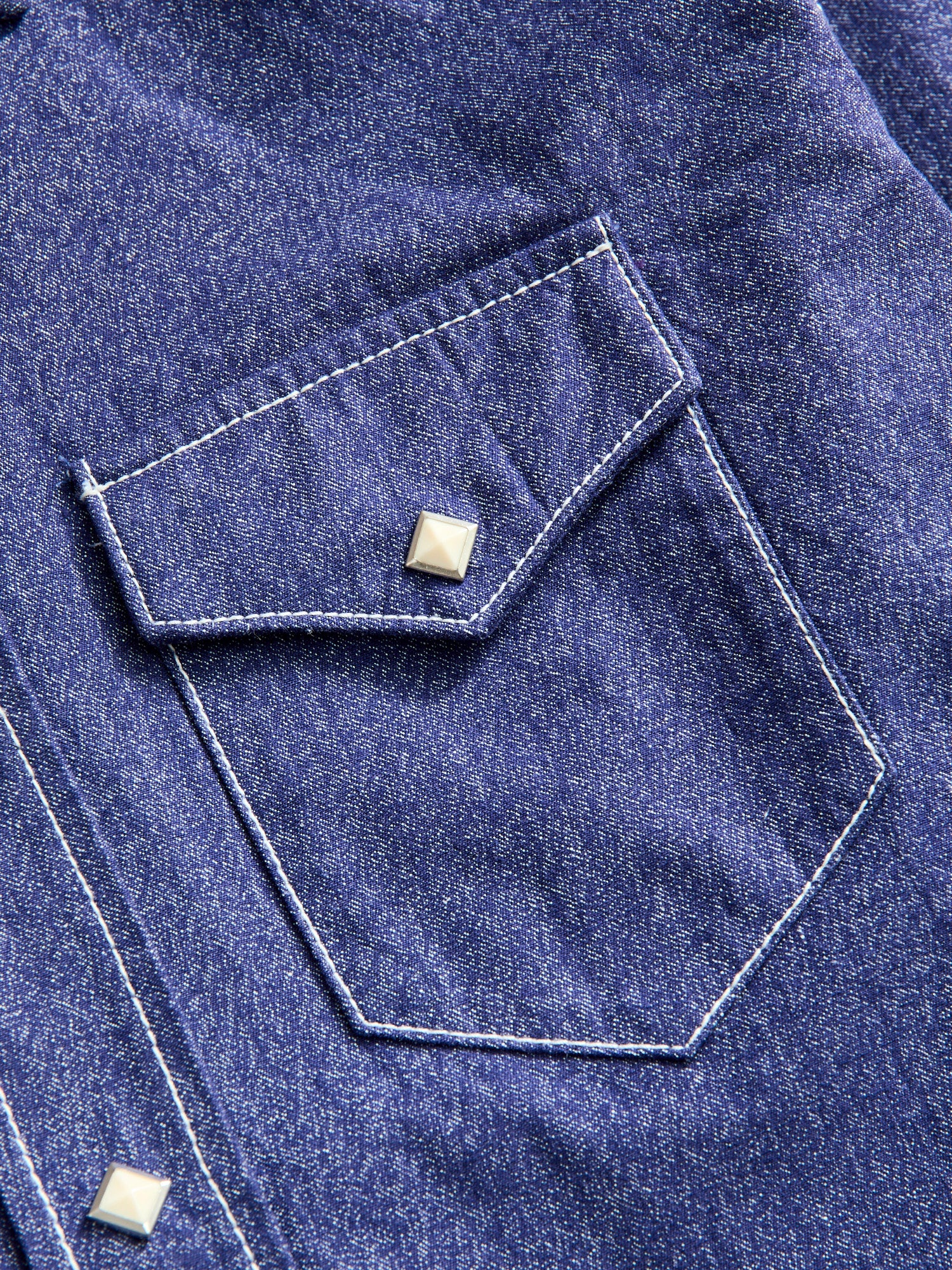Jaspe Western Pearlsnap Shirt in Purple - Image 4