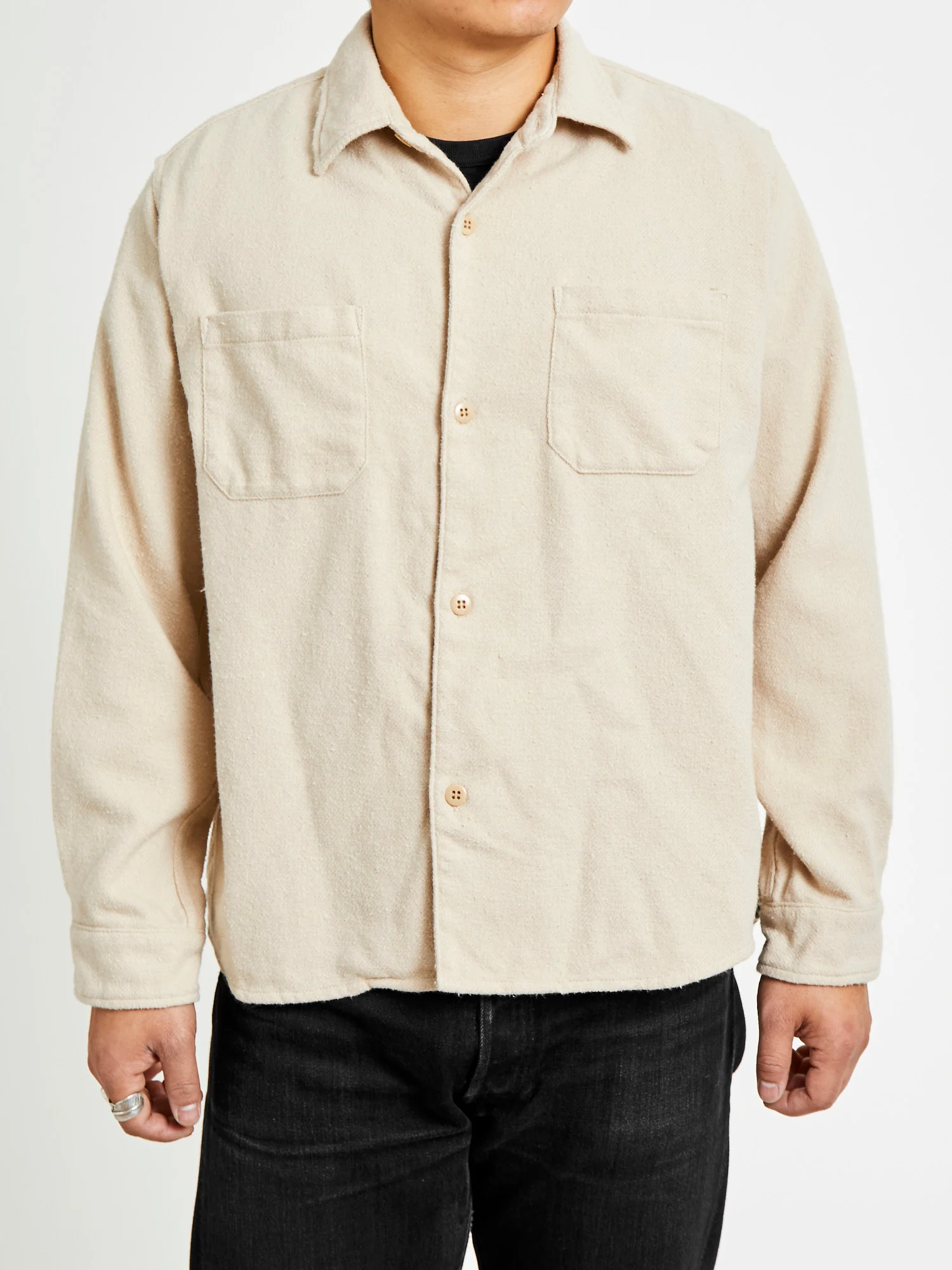 Jazz Nep Work Shirt in Beige - Image 2