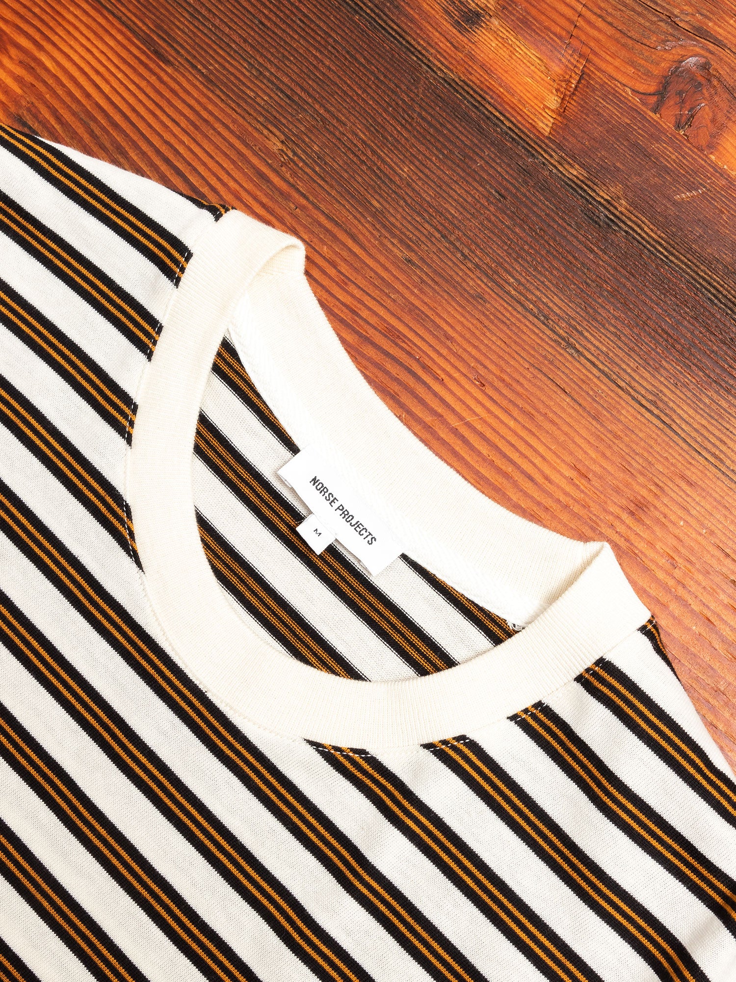 Johannes Nautical Stripe T-Shirt in Ecru - Image 3
