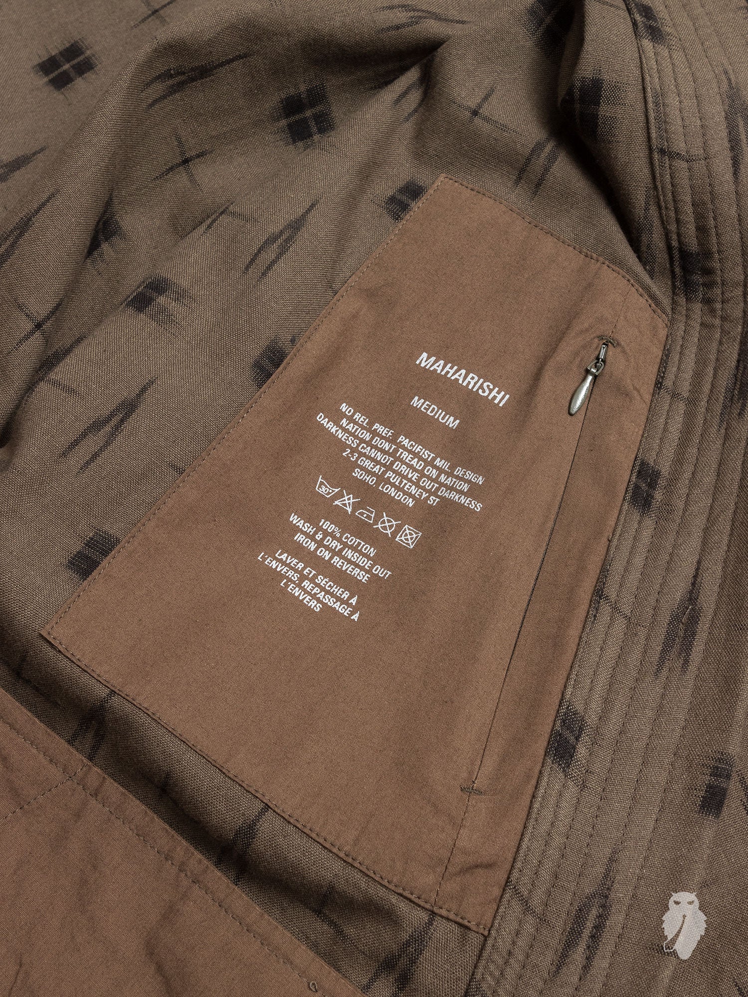 Kasuri Jinbei in Dark Olive - Image 9