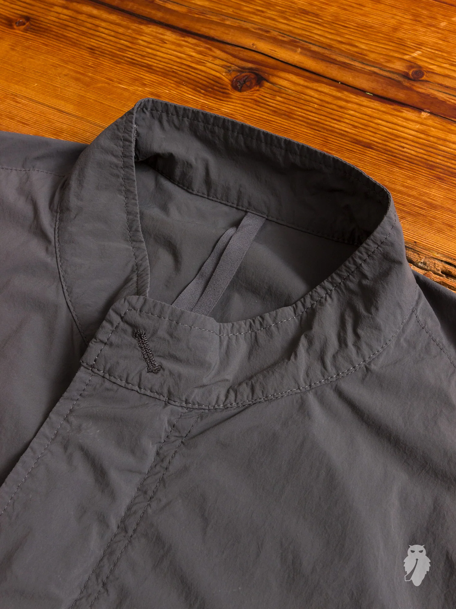 Taslan Nylon M-65 Mods Coat in Khaki Grey - Image 3