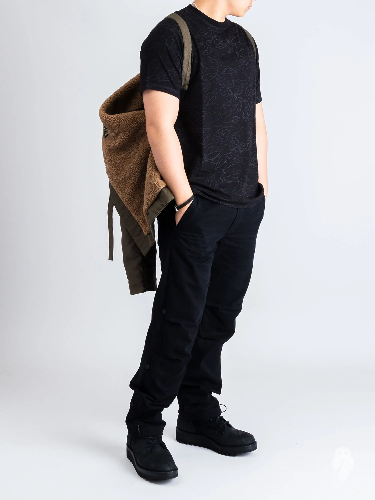 Kimono Deck Jacket in Olive - Image 14