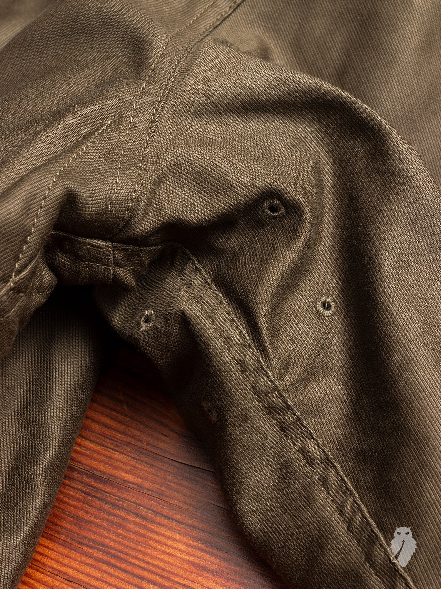 Kimono Deck Jacket in Olive - Image 8