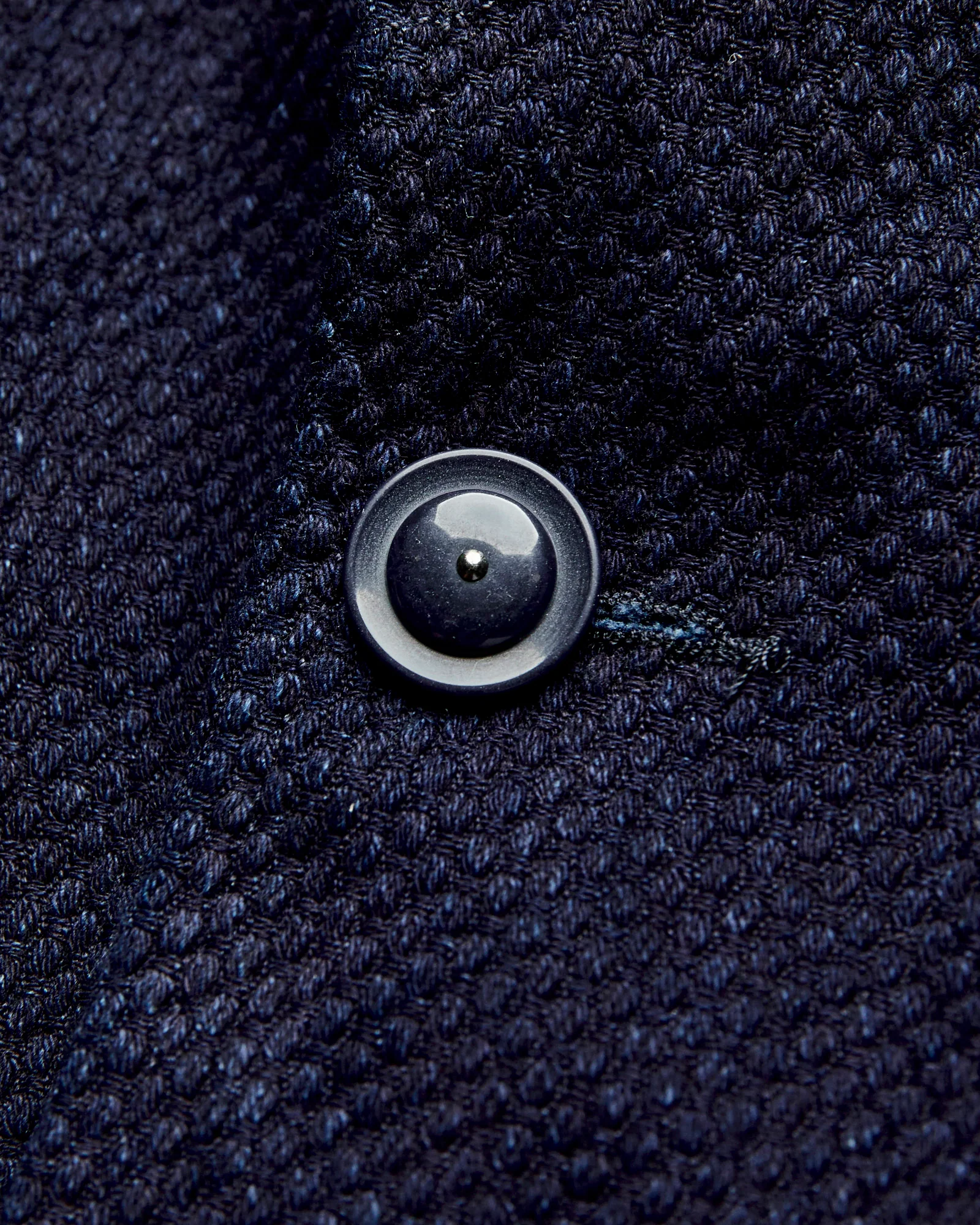 "No-Gi" Bedford Jacket in Indigo Heavyweight Sashiko - Image 6