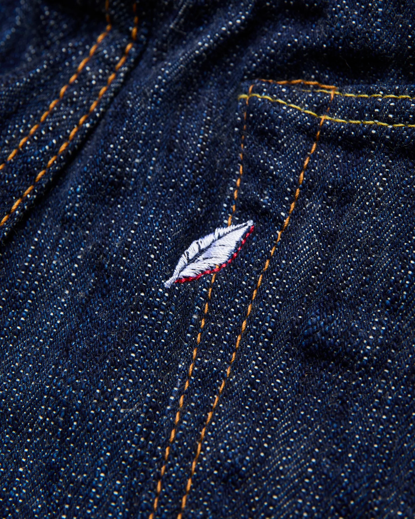 KS-15oz-019 "Kasuri" 15oz Slub Selvedge Denim - Relaxed Tapered Fit - Image 5